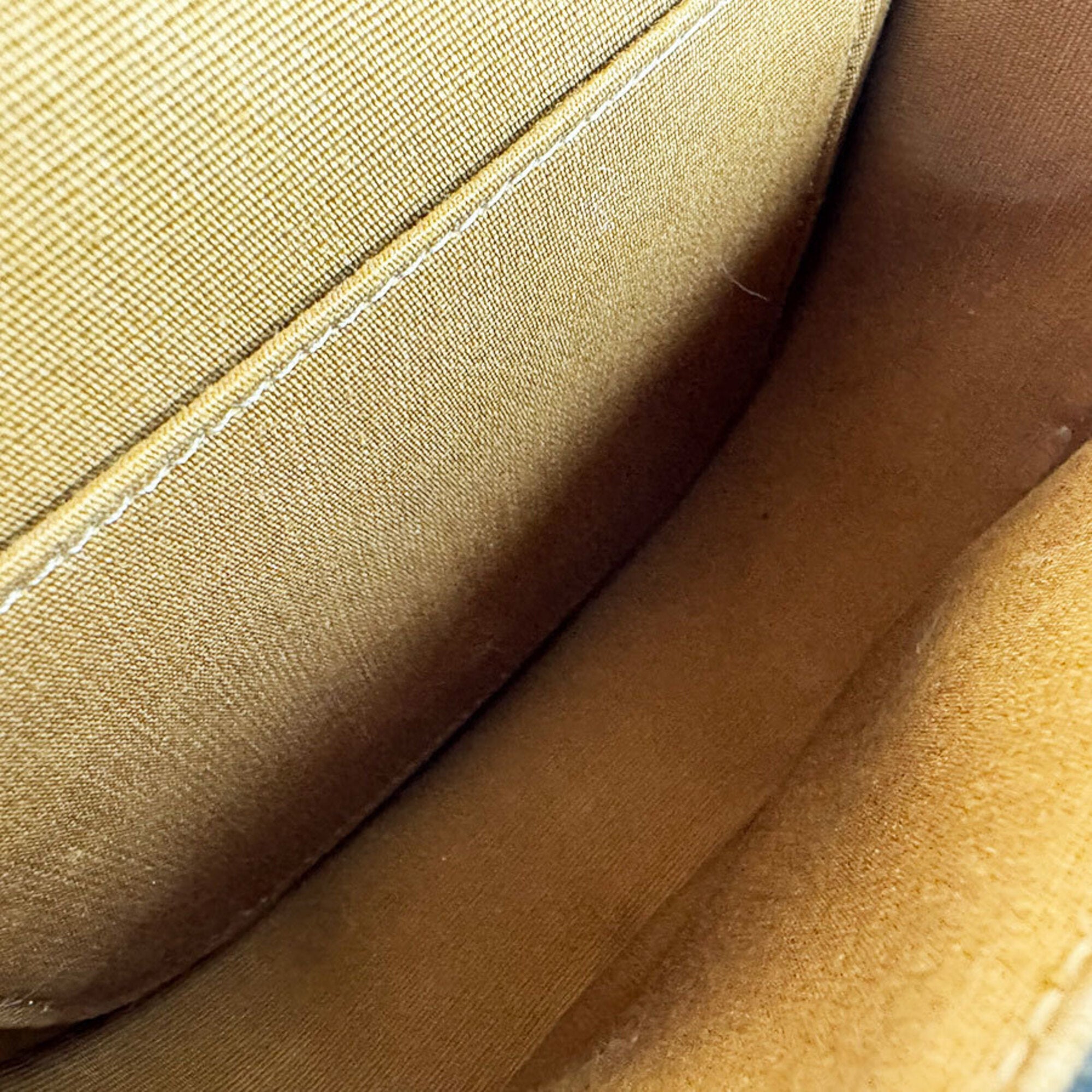 Celine Brown Coated Canvas Shoulder Bag (Pre-Owned)