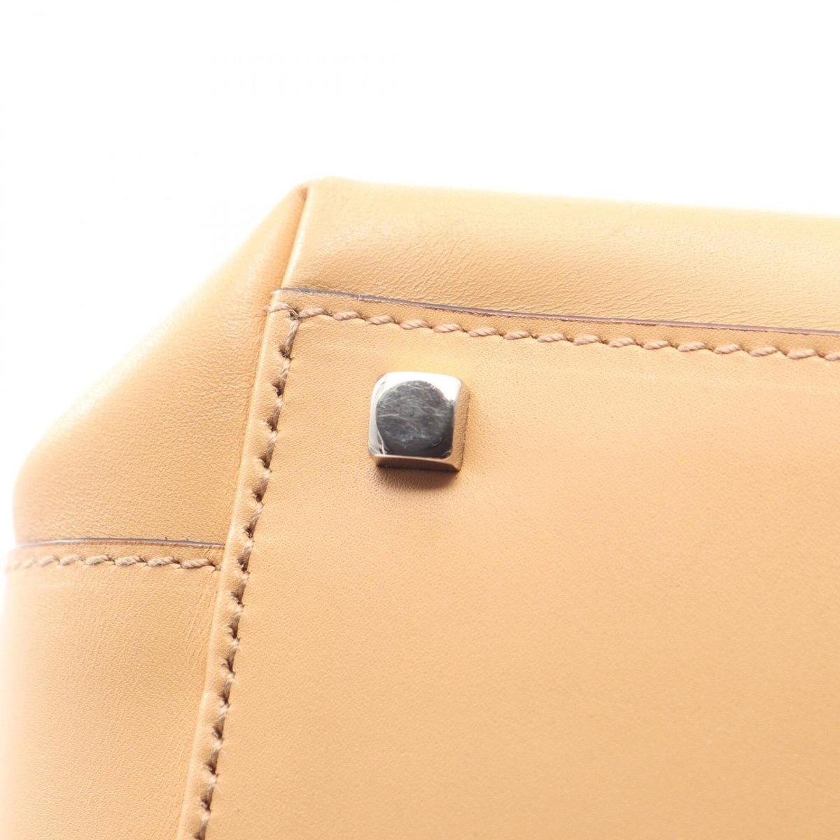 Salvatore Ferragamo Beige Leather Handbag (Pre-Owned)