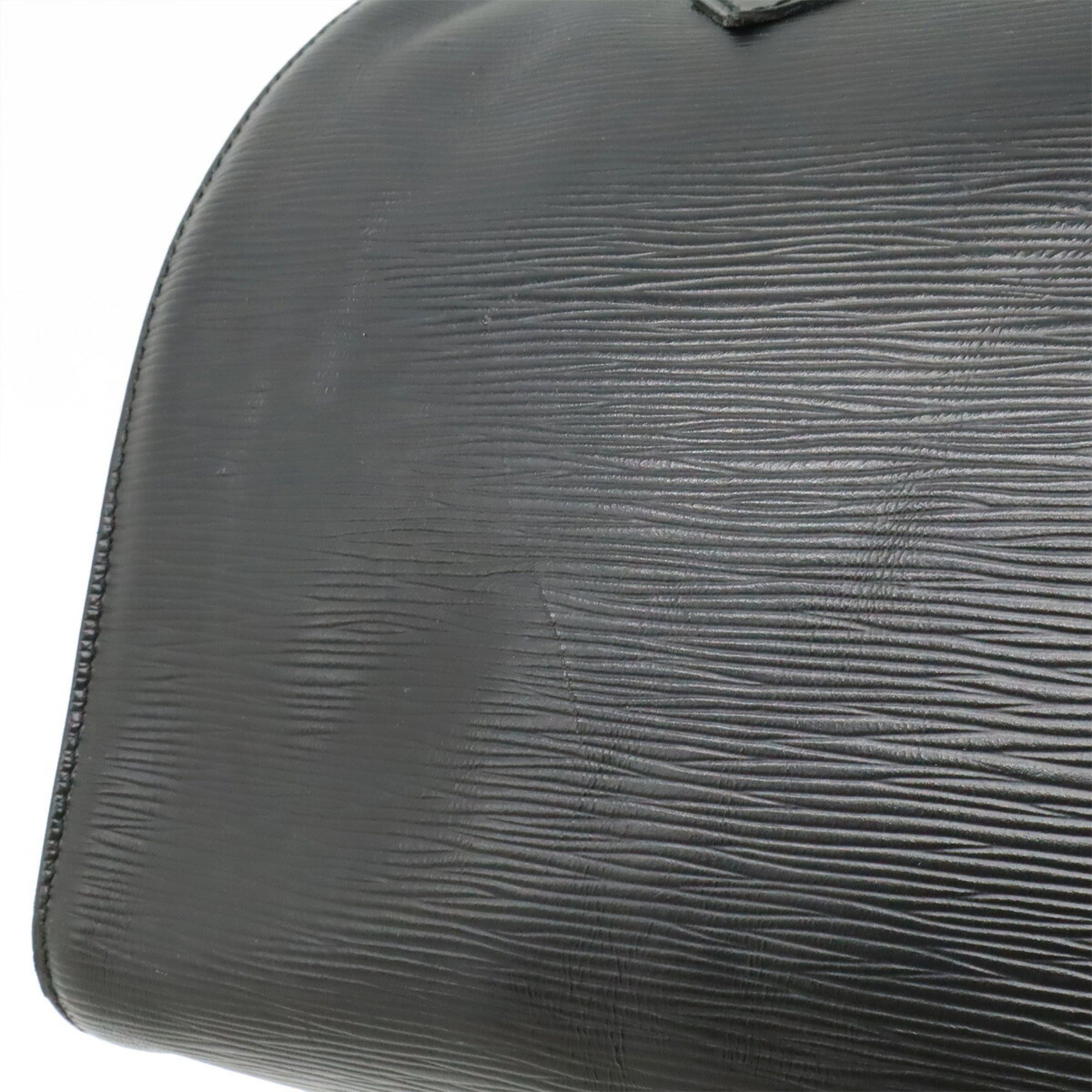 Louis Vuitton Black Noir Epi Leather Boston Bag Handbag (Pre-Owned)