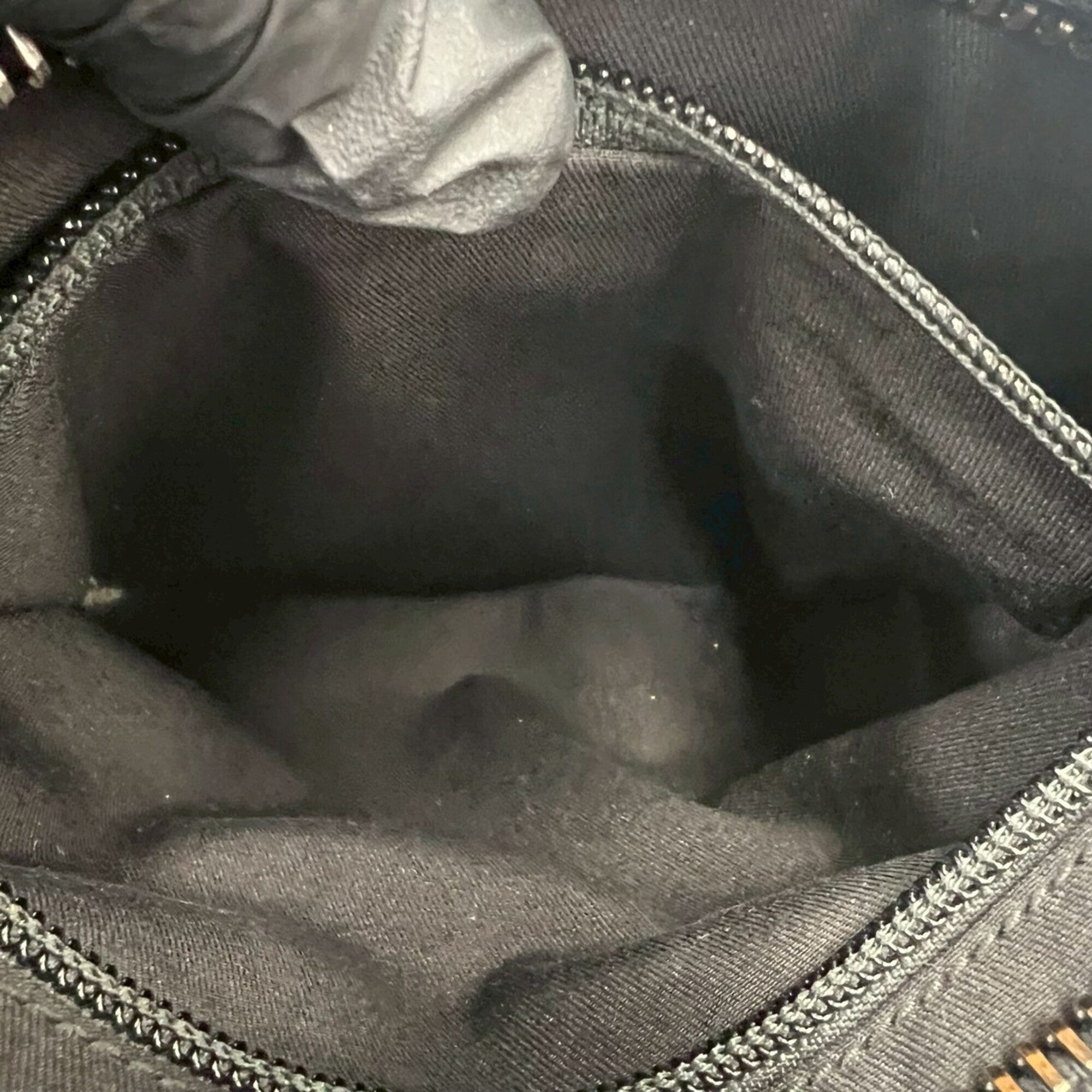 Gucci Black Canvas Leather Pochette Shoulder Bag (Pre-Owned)