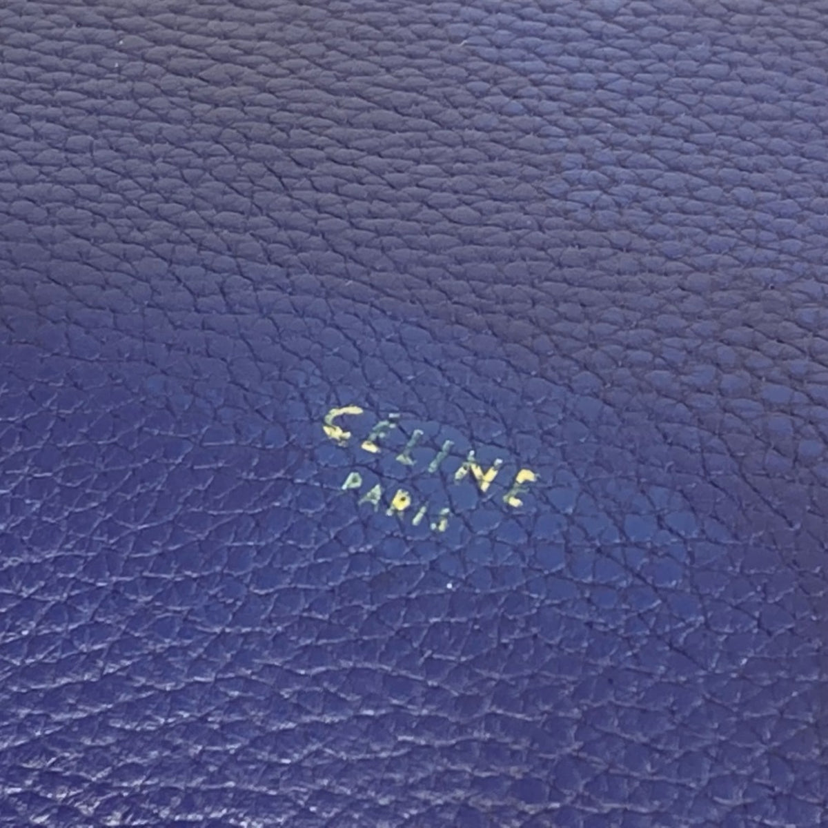 Celine Blue Leather Shoulder Bag (Pre-Owned)