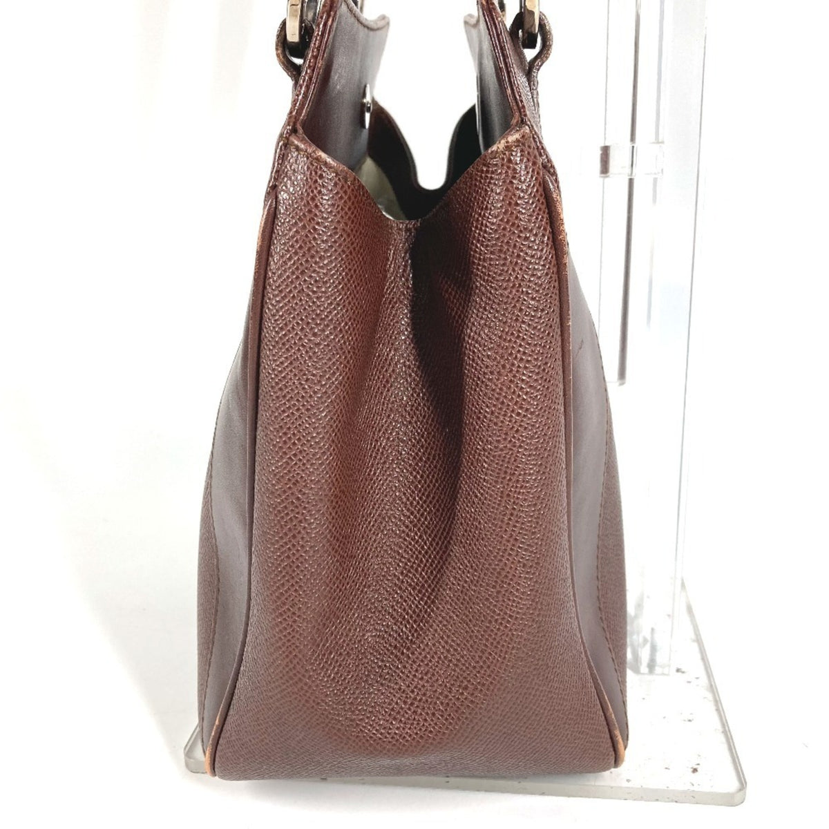 Bvlgari Leather Handbag Shoulder Bag (Pre-Owned)
