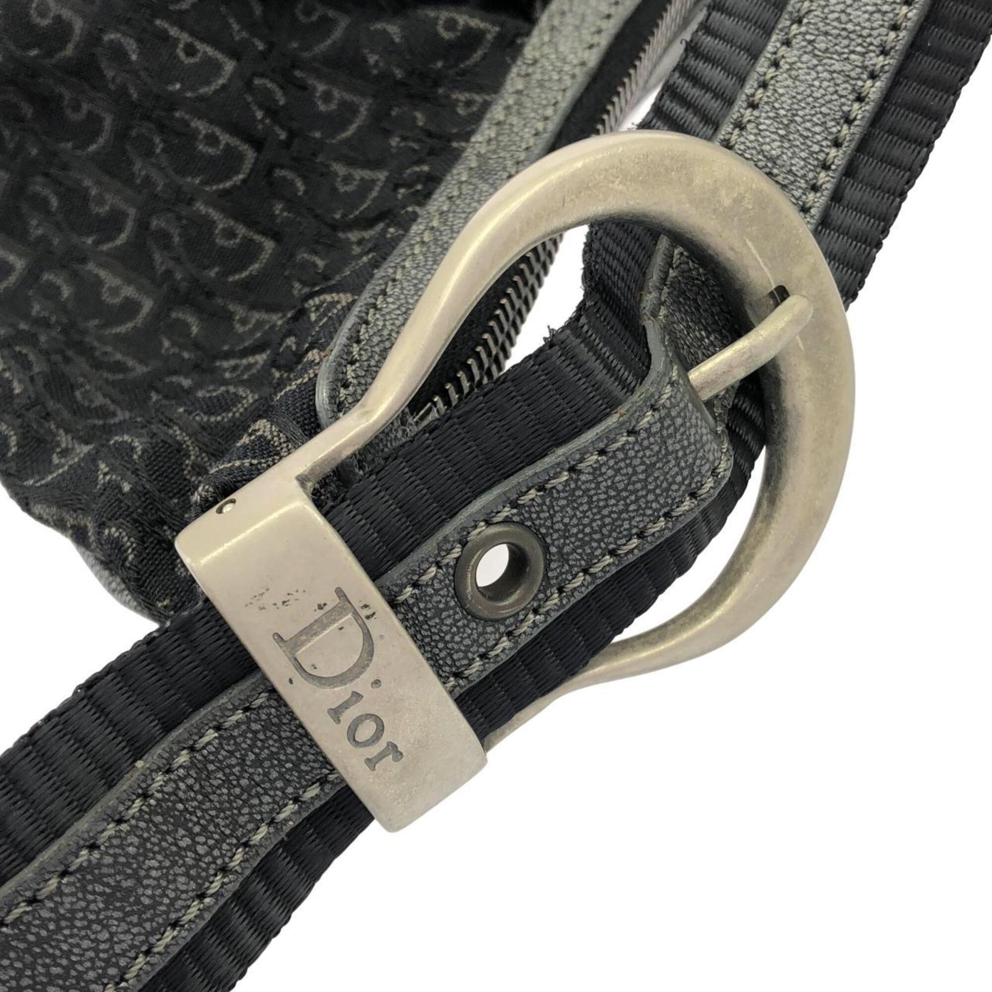 Christian Dior Black Canvas Shoulder Bag (Pre-Owned)