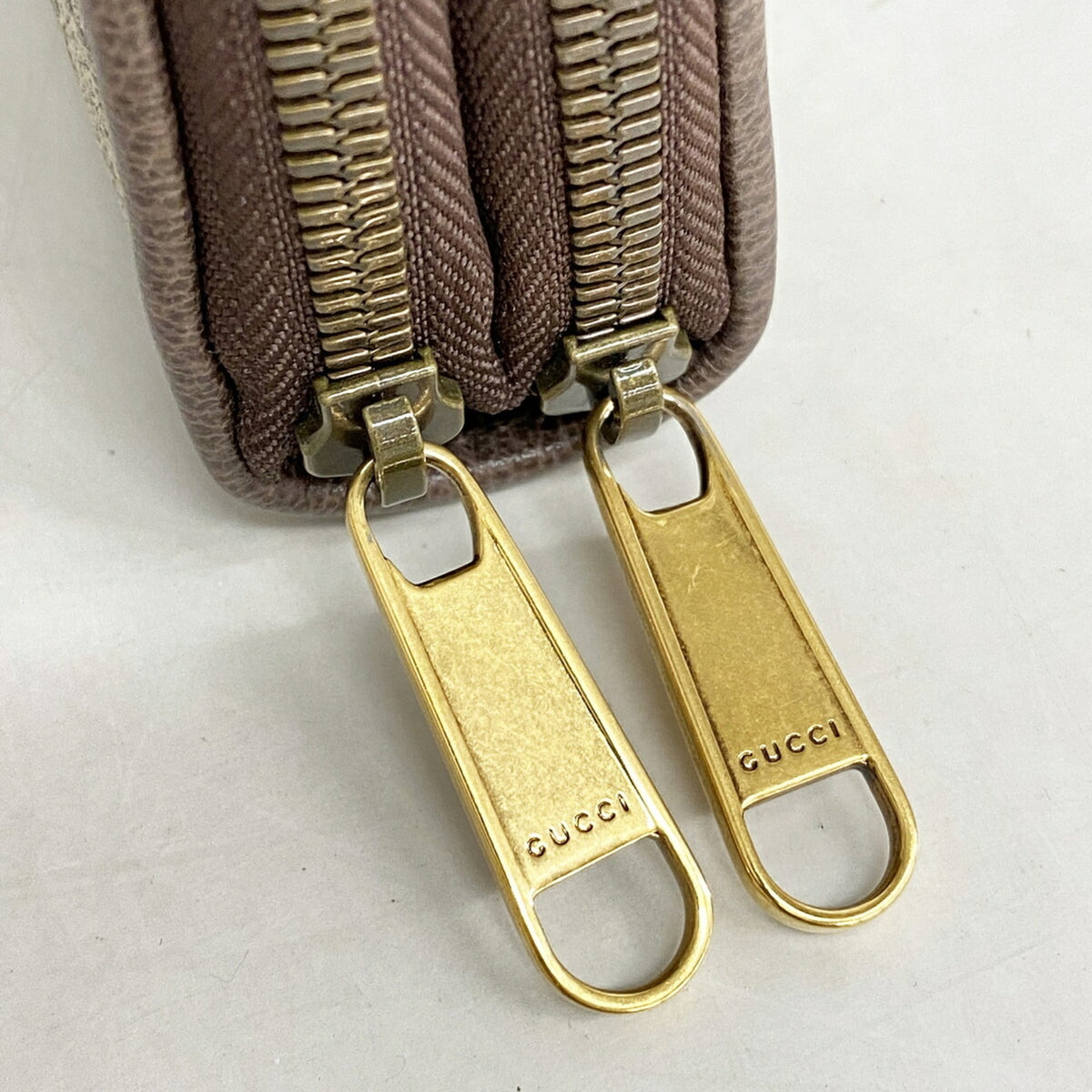 Gucci Brown Pvc Shoulder Bag (Pre-Owned)