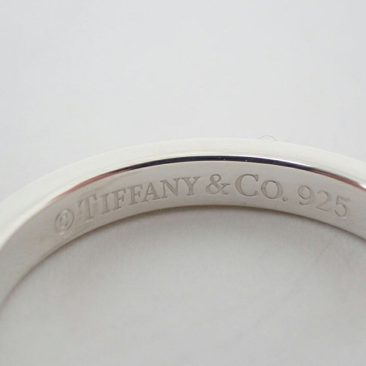 Tiffany Sterling Silver 925 Band Ring (Pre-Owned)