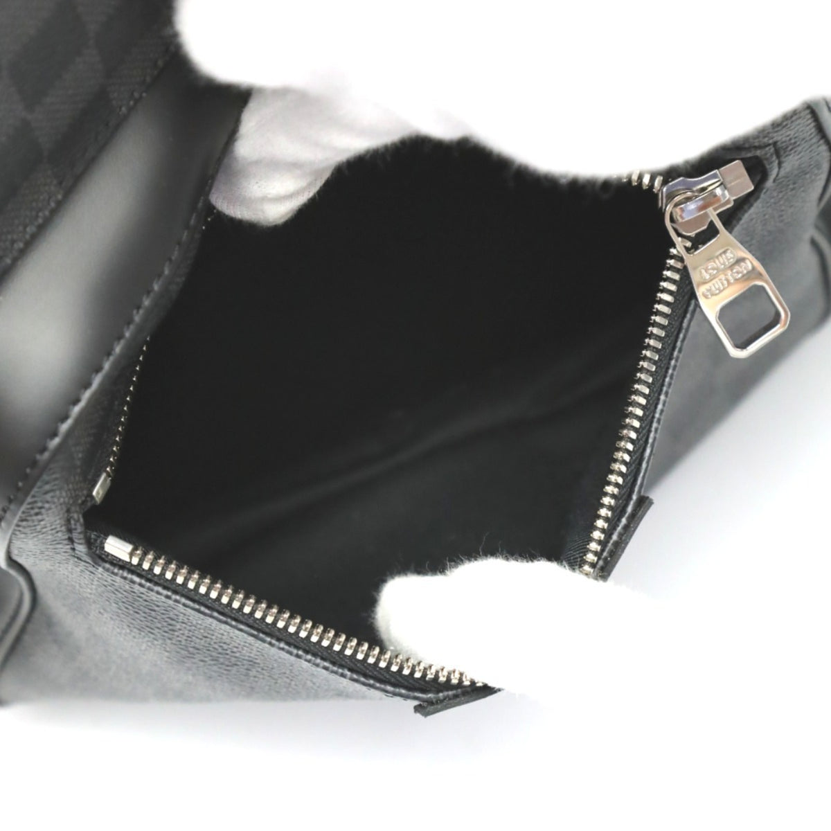 Louis Vuitton Damier Graphite Black Damier Graphite Backpack (Pre-Owned)