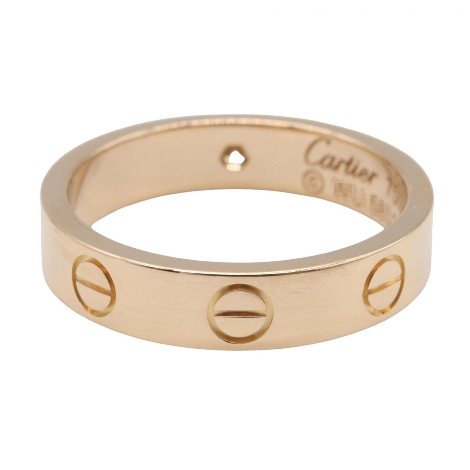 Cartier Gold Clear Pink Gold (18K) Band Ring (Pre-Owned)