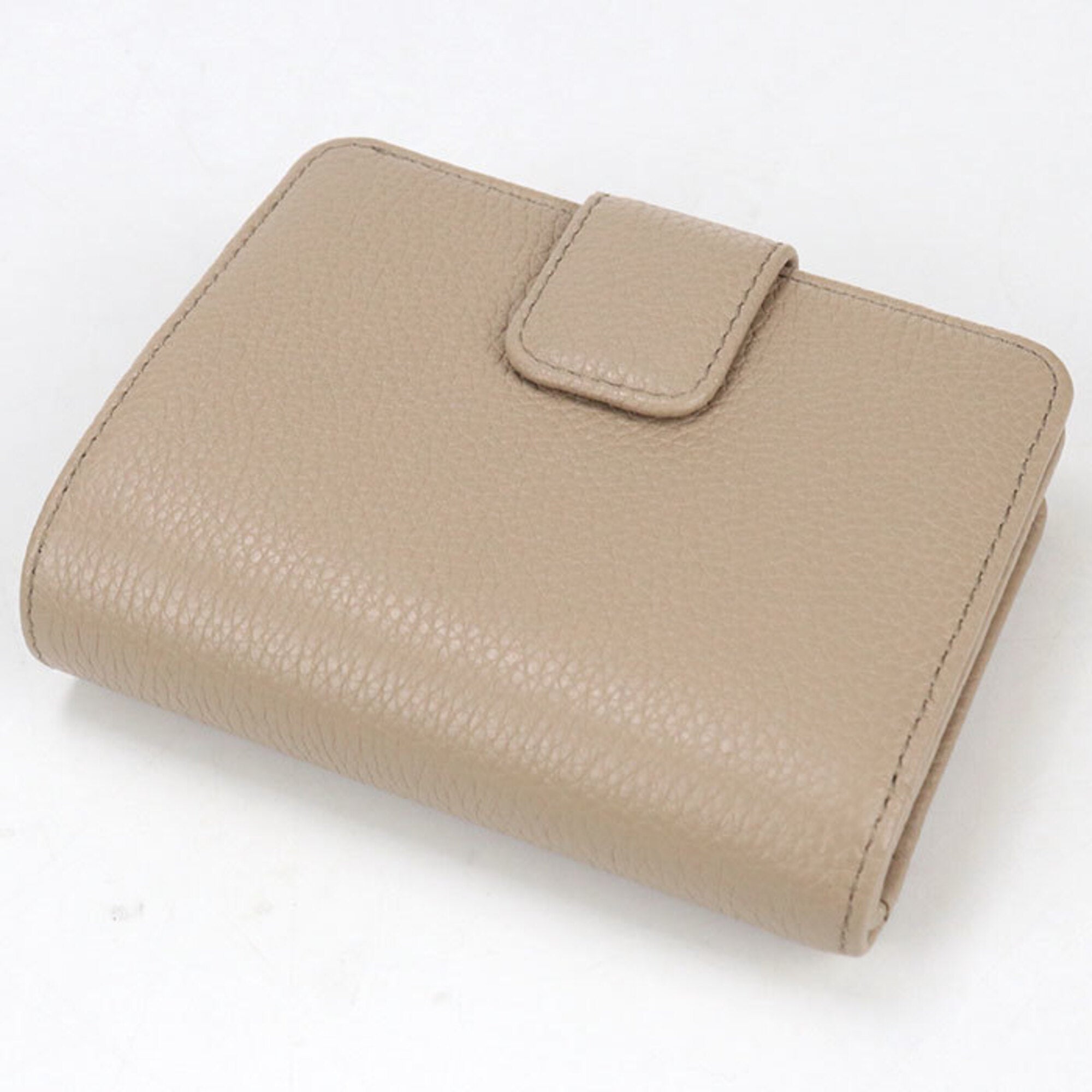 Prada Beige Leather Wallet (Bi-Fold) (Pre-Owned)