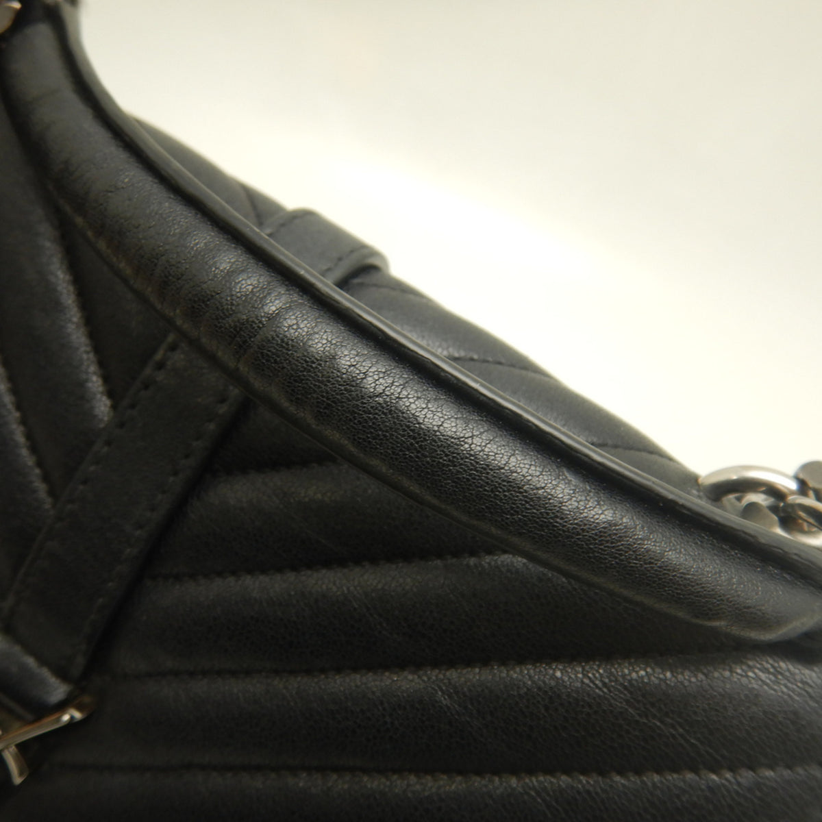 Yves Saint Laurent Black Leather School Bag Shoulder Bag (Pre-Owned)