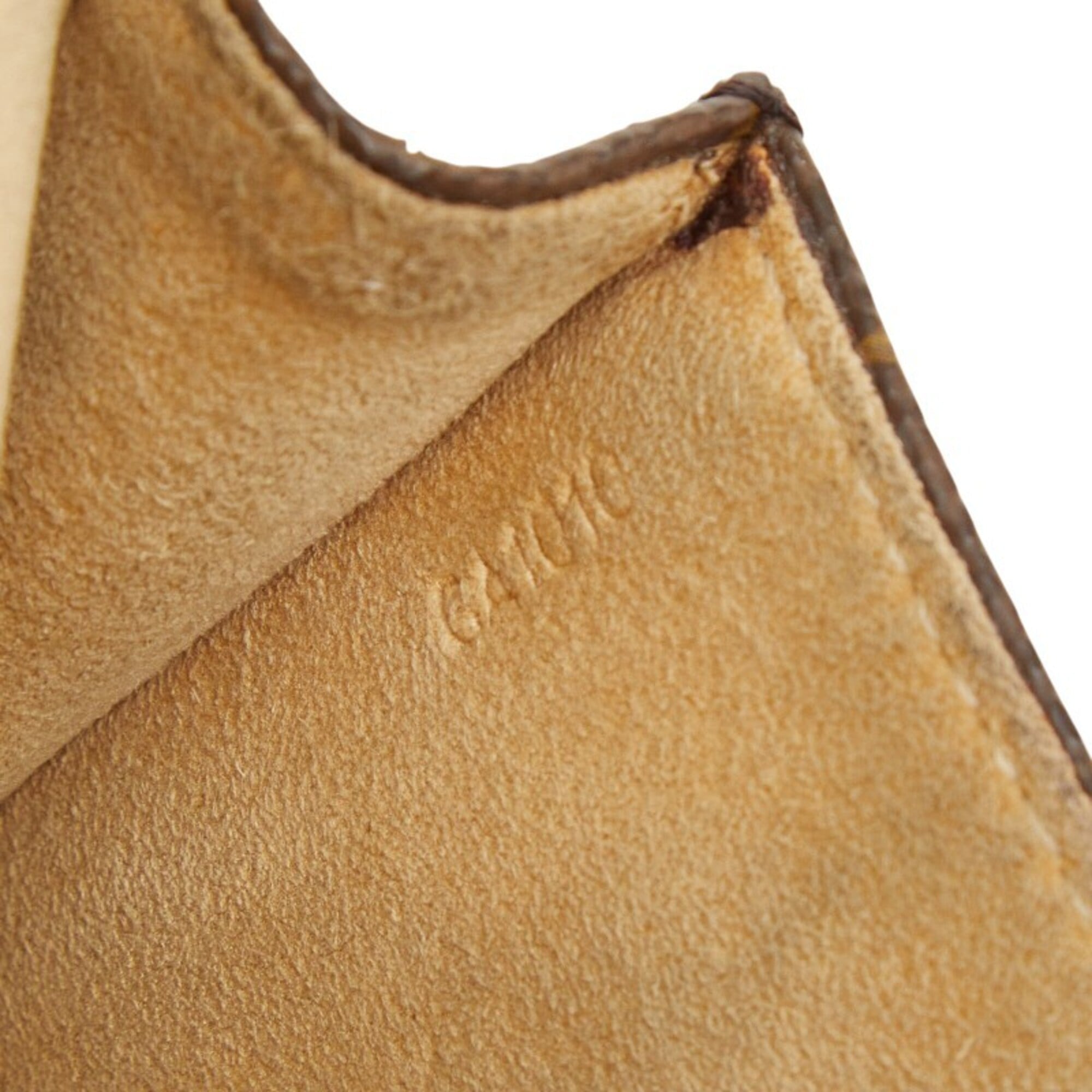 Louis Vuitton Monogram Brown Pvc Leather Pochette Shoulder Bag (Pre-Owned)