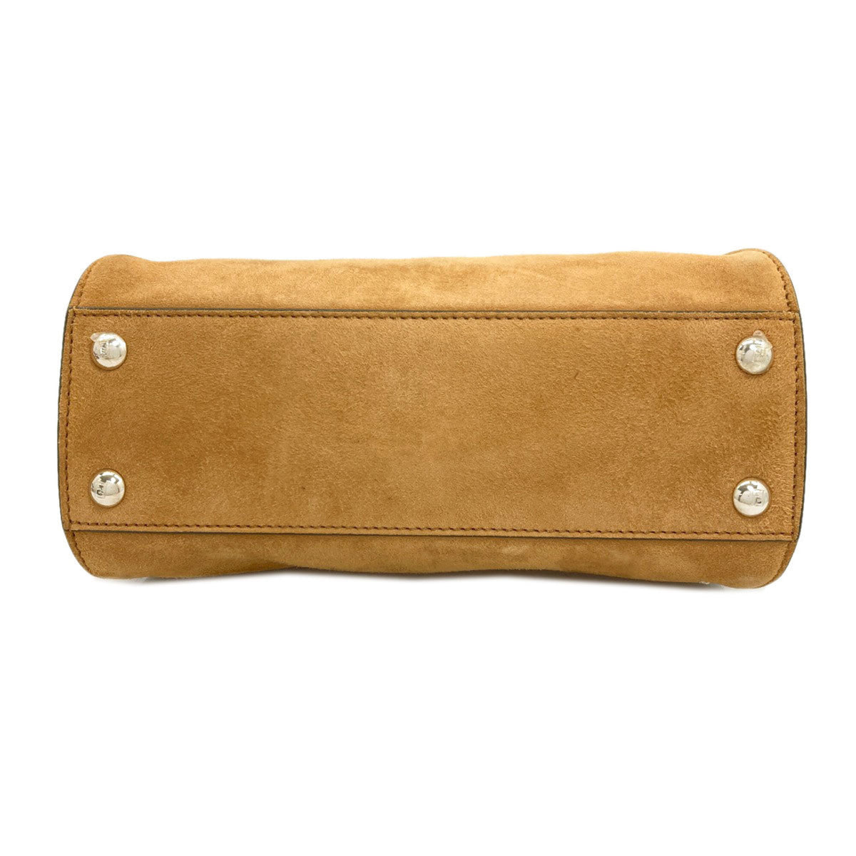 Fendi Brown Suede Handbag (Pre-Owned)