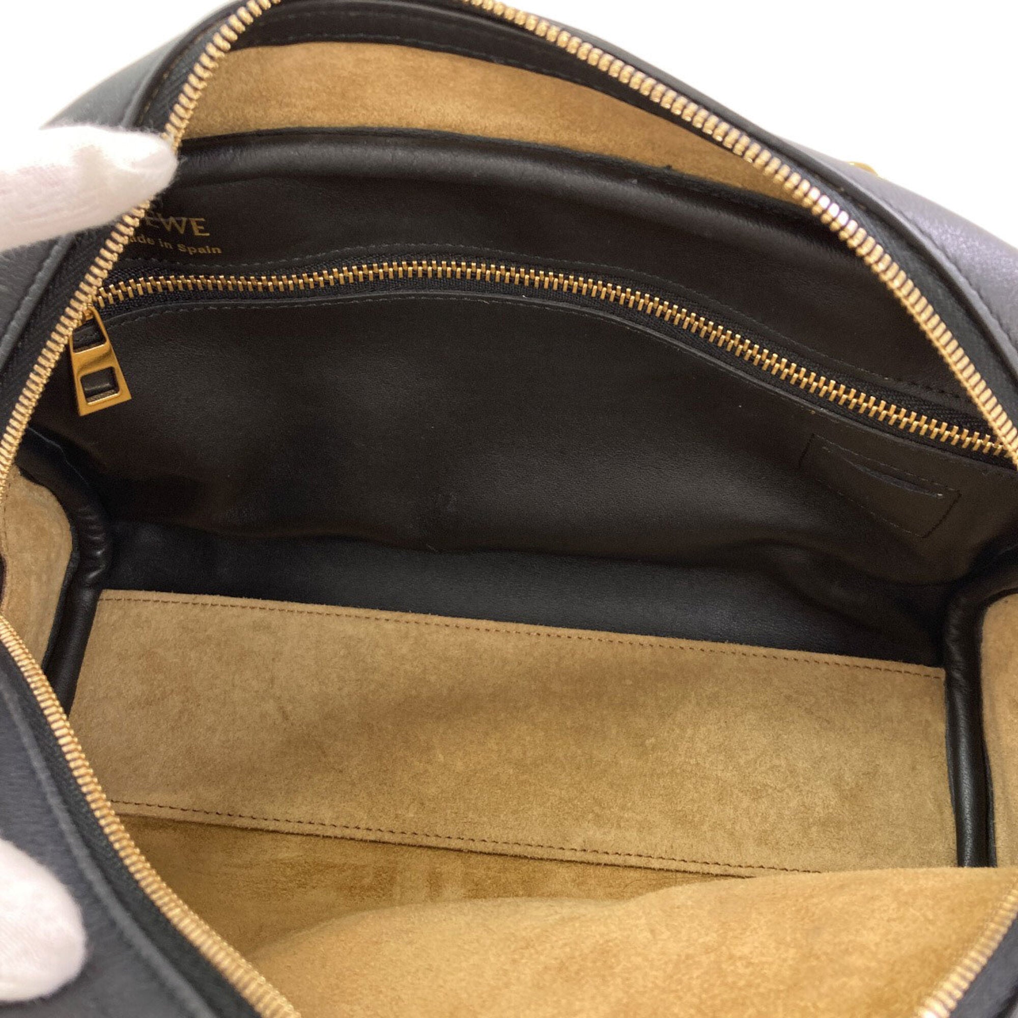 Loewe Amazona Black Canvas Handbag (Pre-Owned)