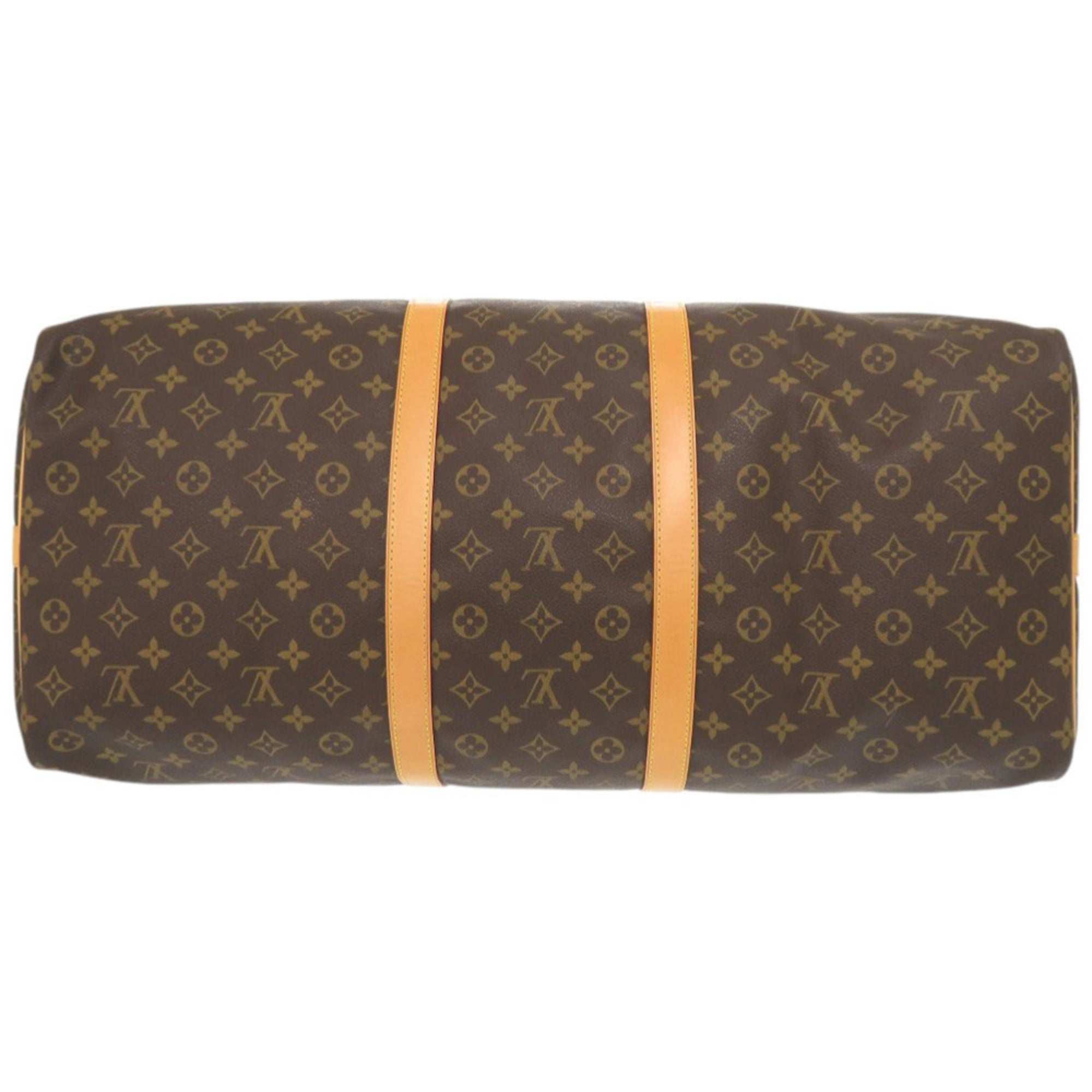 Louis Vuitton Brown Monogram Canvas Boston Bag (Pre-Owned)