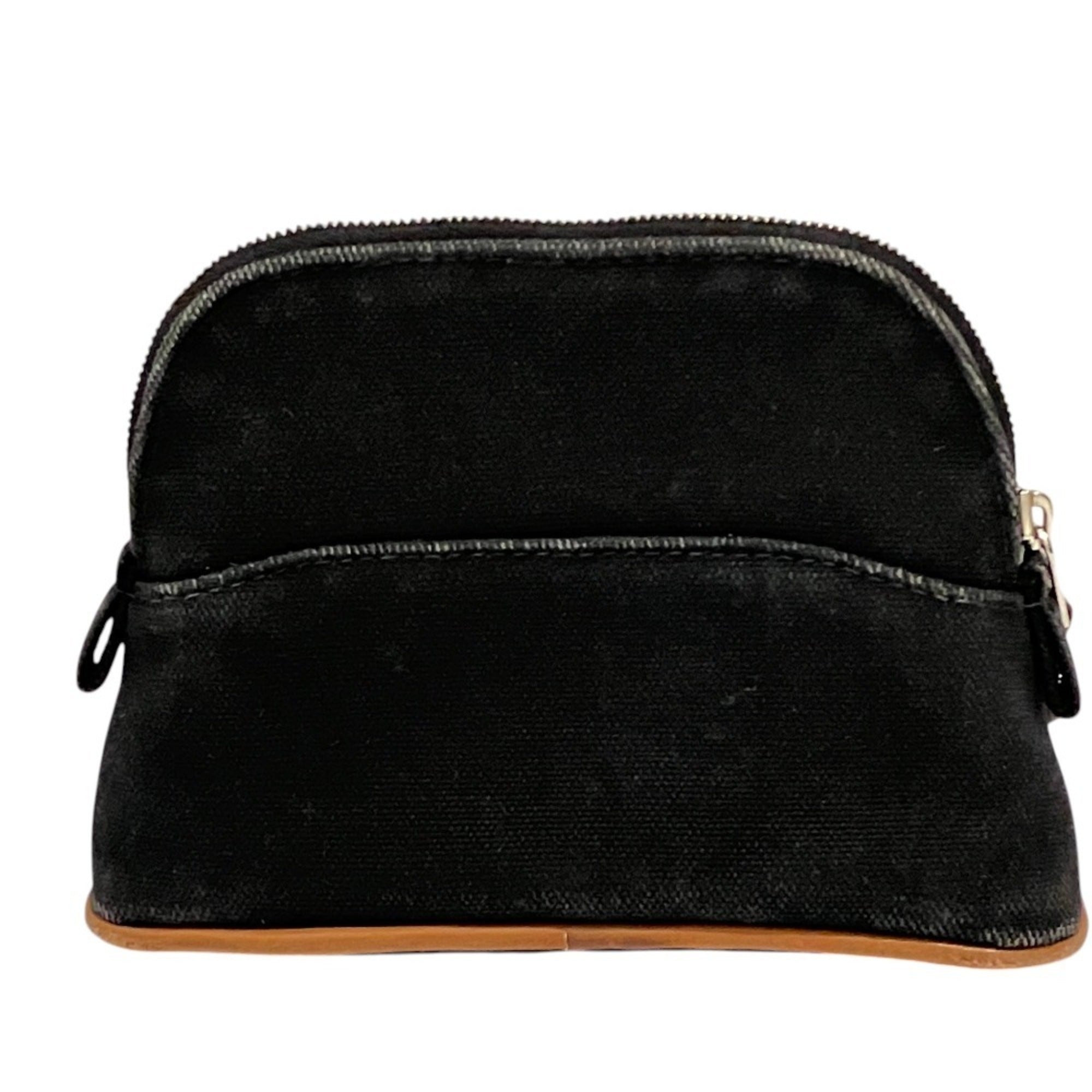 Hermes Black Canvas Cotton Pouch (Pre-Owned)