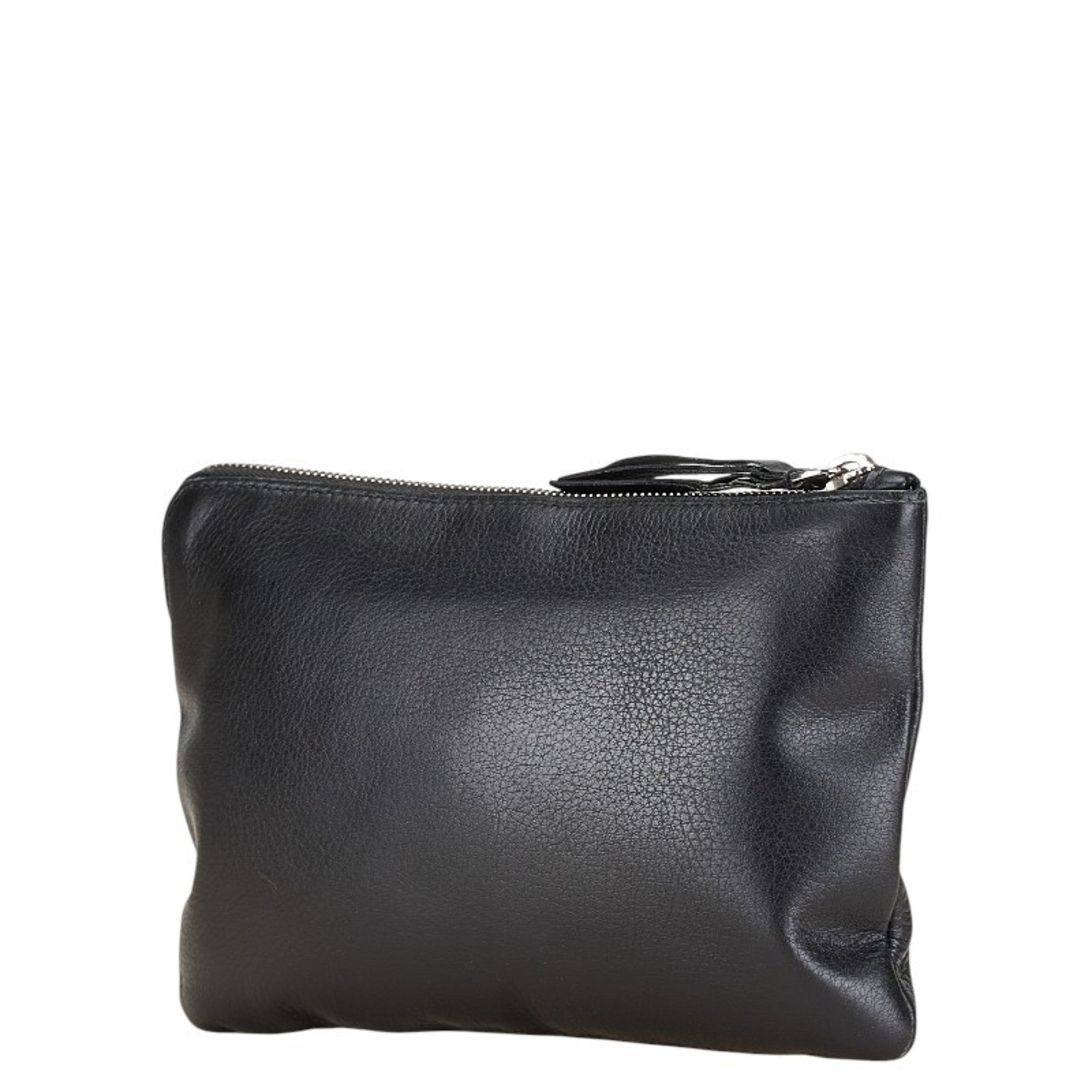 Balenciaga Black Leather Pouch (Pre-Owned)