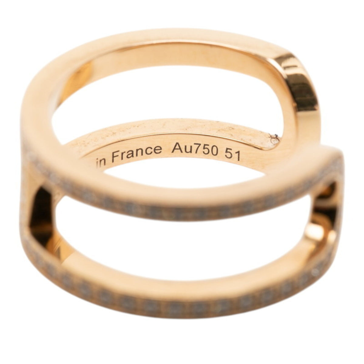 Hermes Yellow Gold (18K) Band Ring (Pre-Owned)