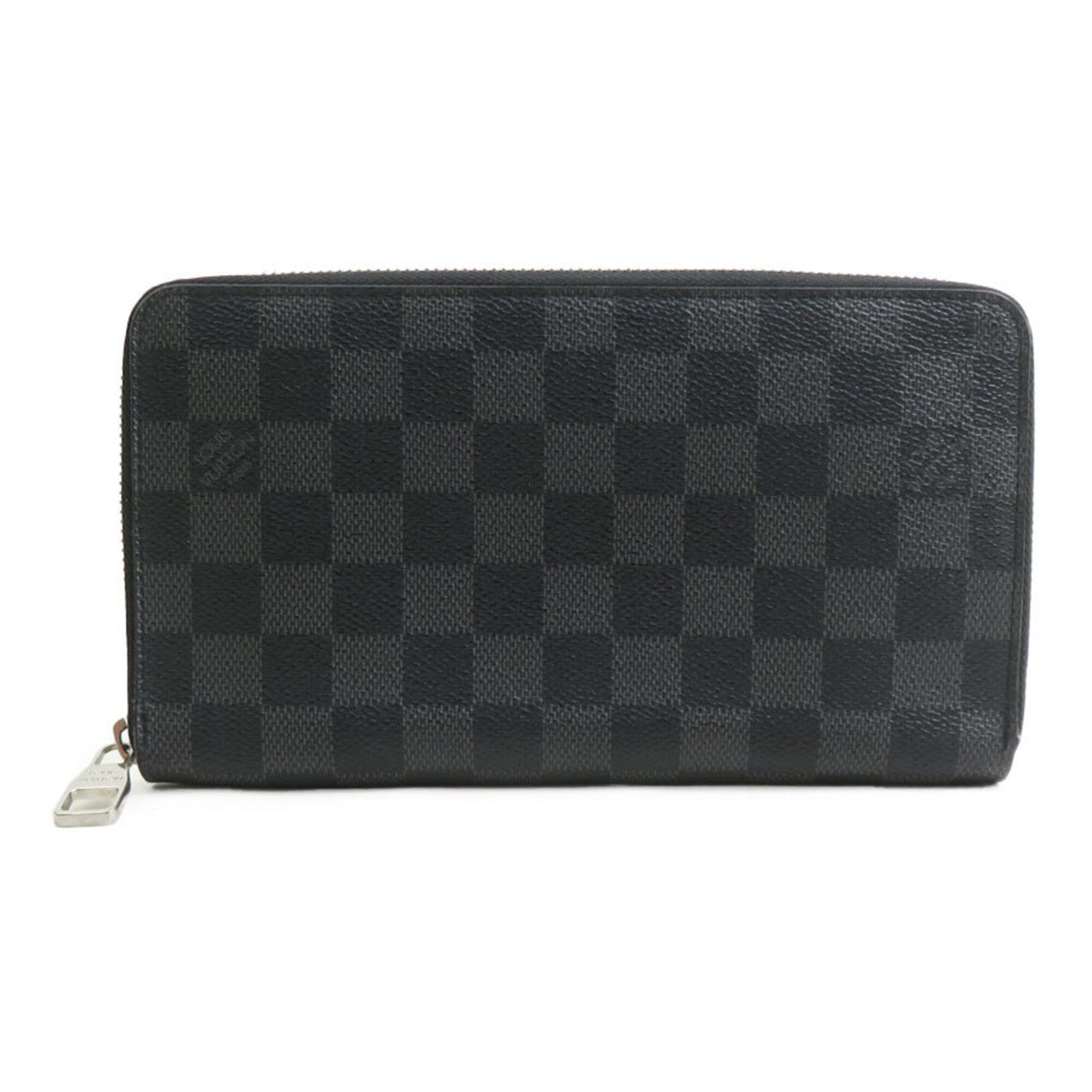 Louis Vuitton Black Damier Graphite Damier Graphite Long Wallet (Bi-Fold) (Pre-Owned)