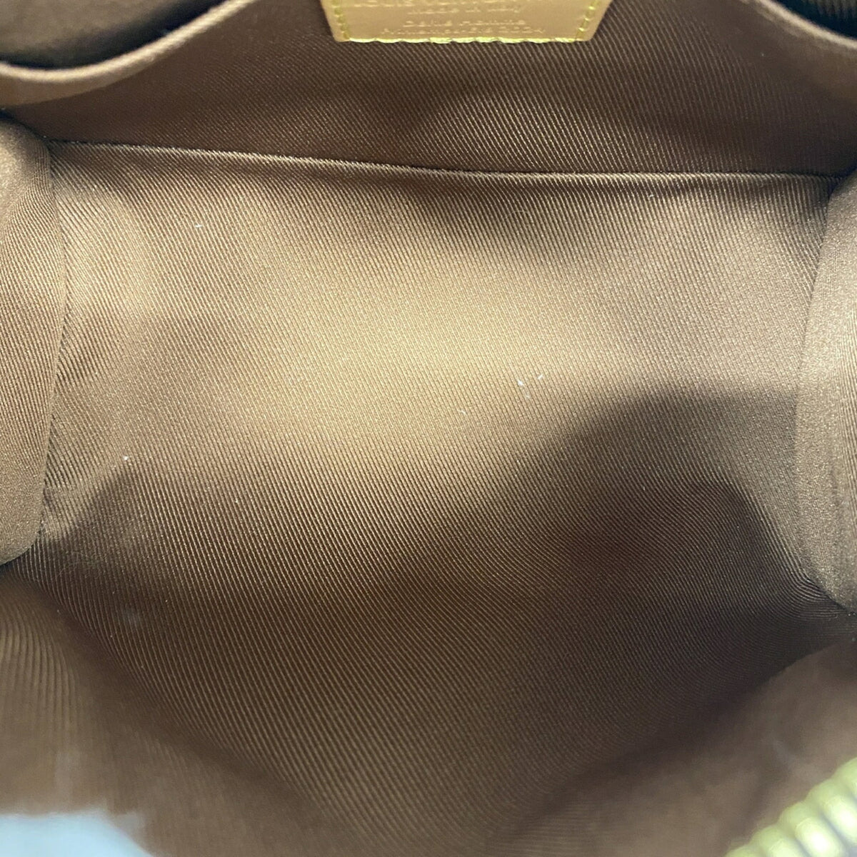 Louis Vuitton Blue Brown Handbag (Pre-Owned)