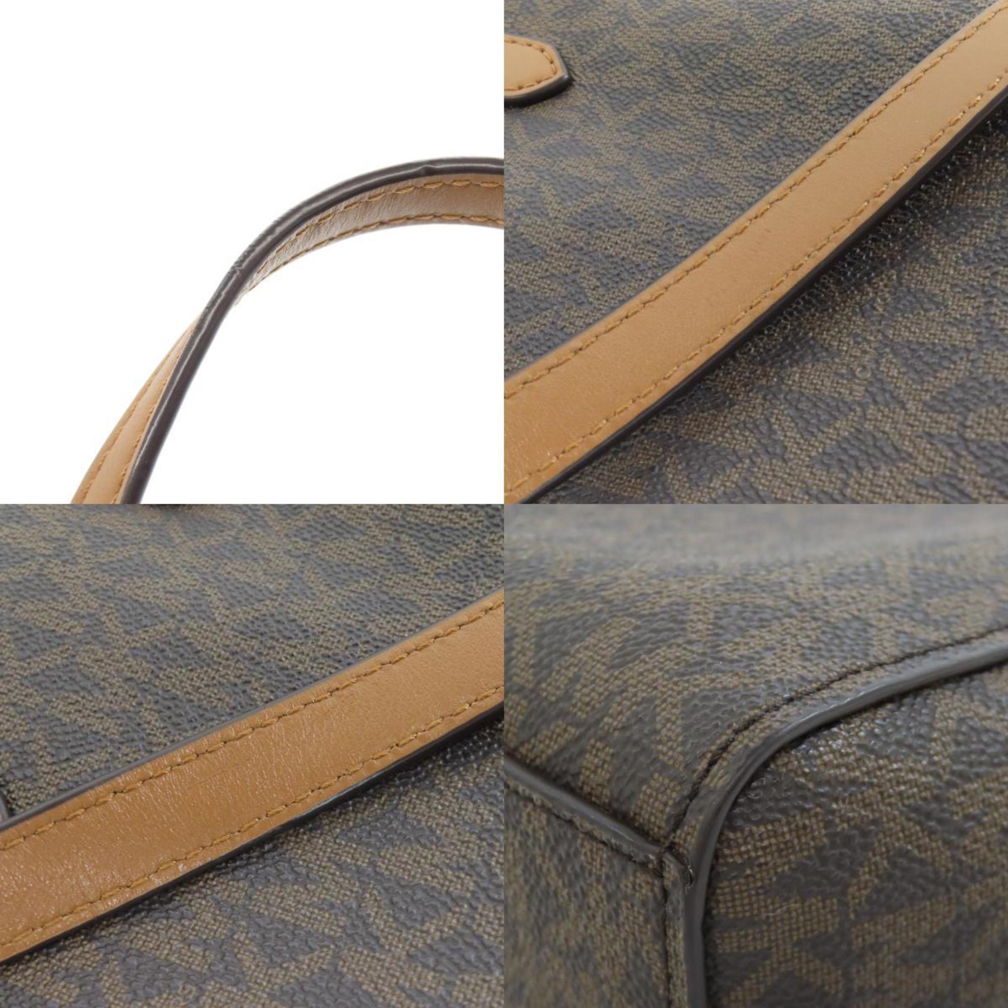 Michael Kors Brown Pvc Handbag (Pre-Owned)