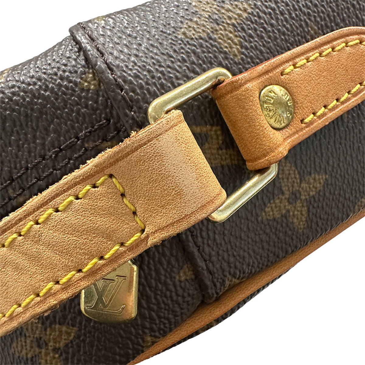 Louis Vuitton Brown Monogram Canvas Handbag Shoulder Bag (Pre-Owned)