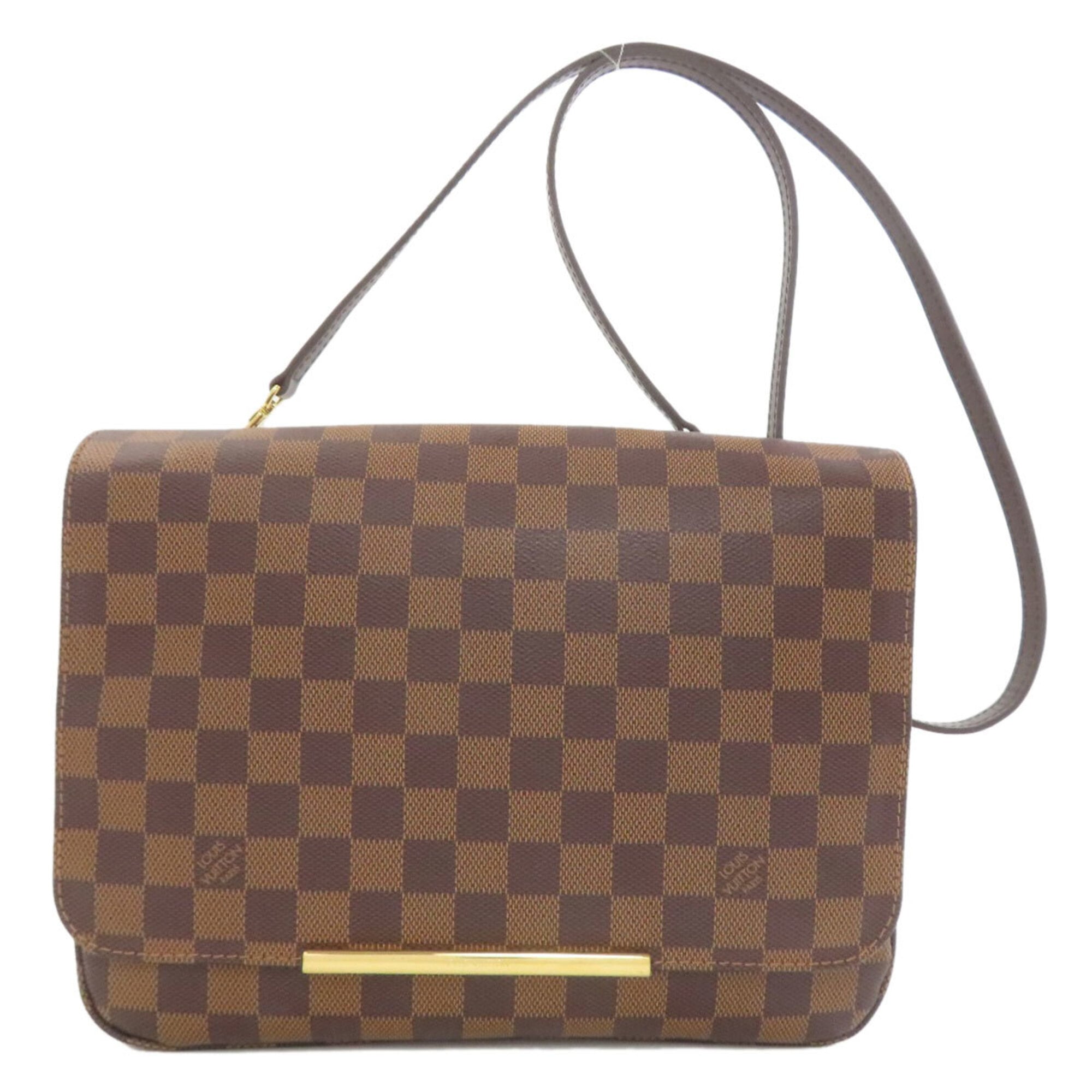 Louis Vuitton Damier Canvas Ebene Damier Canvas Shoulder Bag (Pre-Owned)
