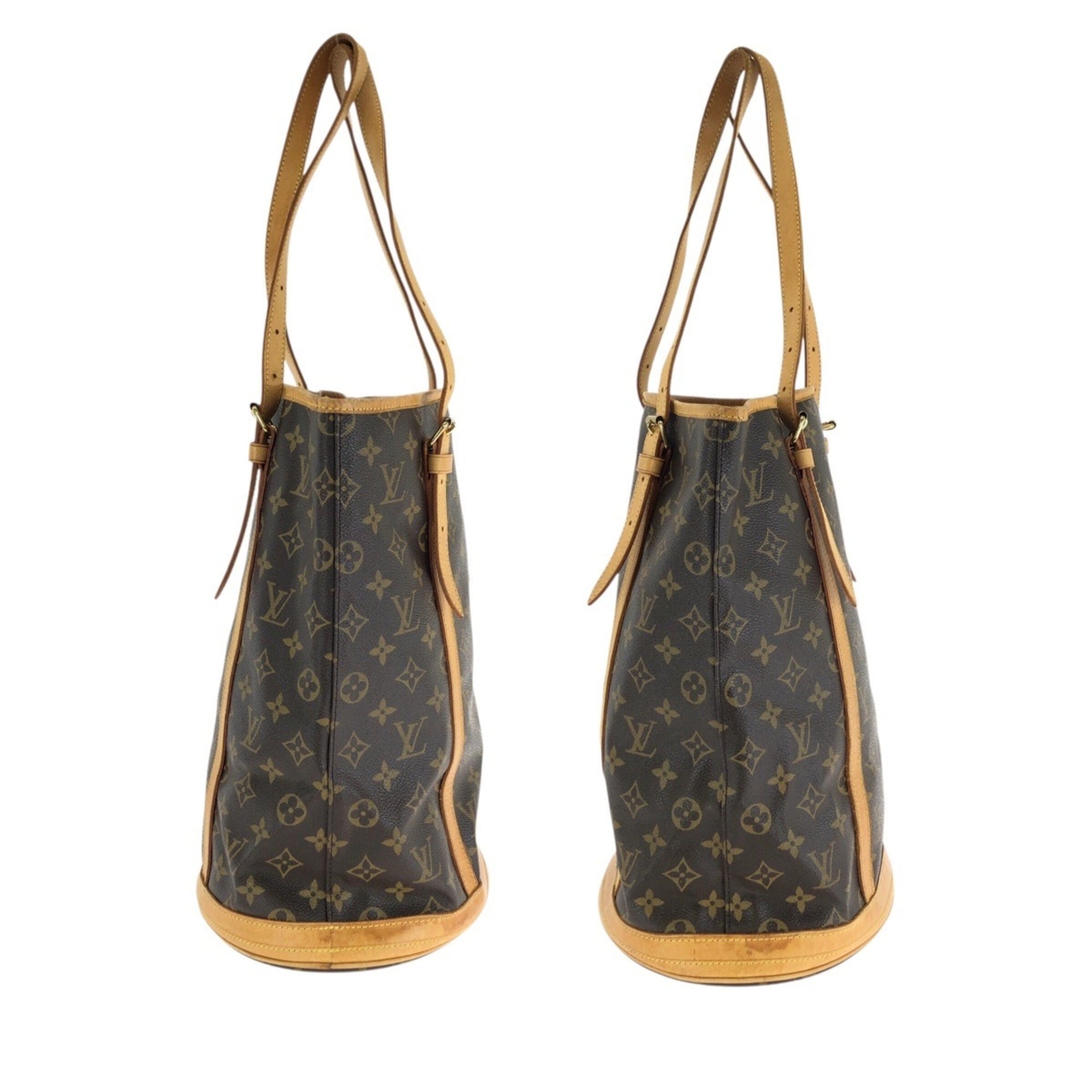 Louis Vuitton Brown Pvc Leather Shoulder Bag Tote Bag (Pre-Owned)