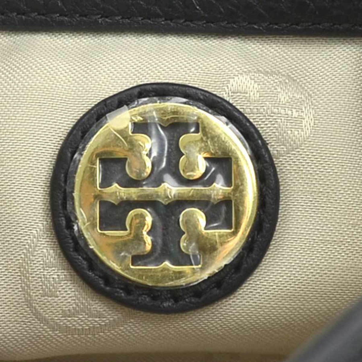 Tory Burch Black Leather Shoulder Bag (Pre-Owned)