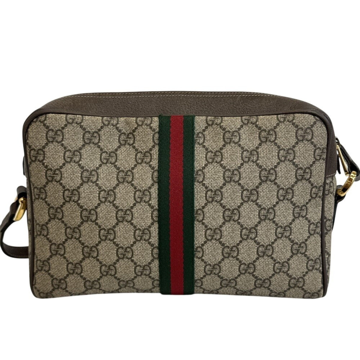 Gucci Brown Pvc Shoulder Bag (Pre-Owned)