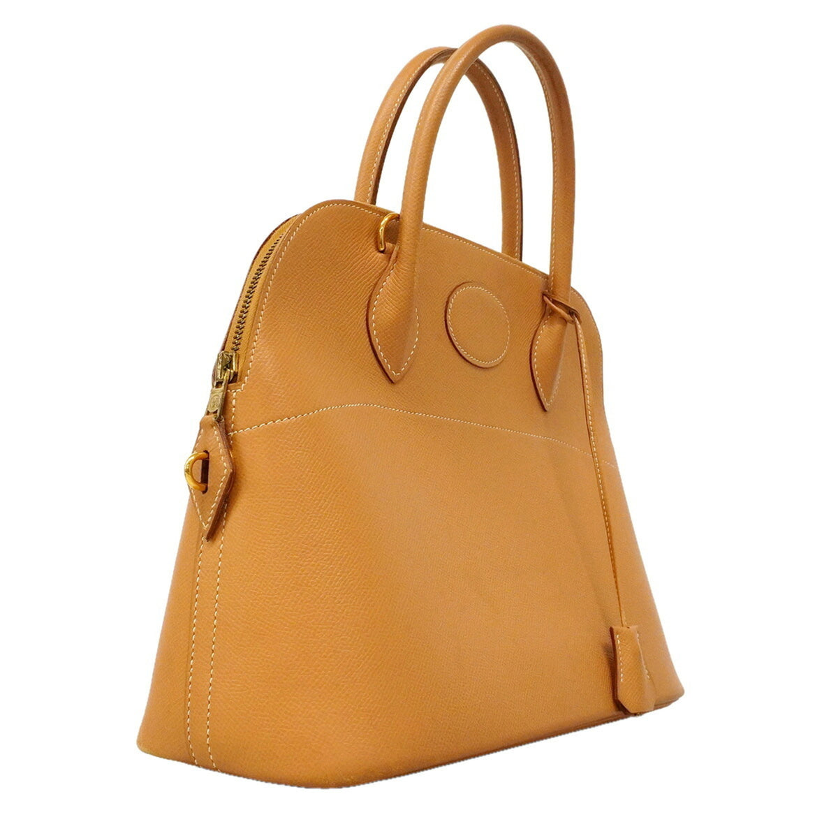 Hermes Natural Sable Courchevel Leather Handbag (Pre-Owned)