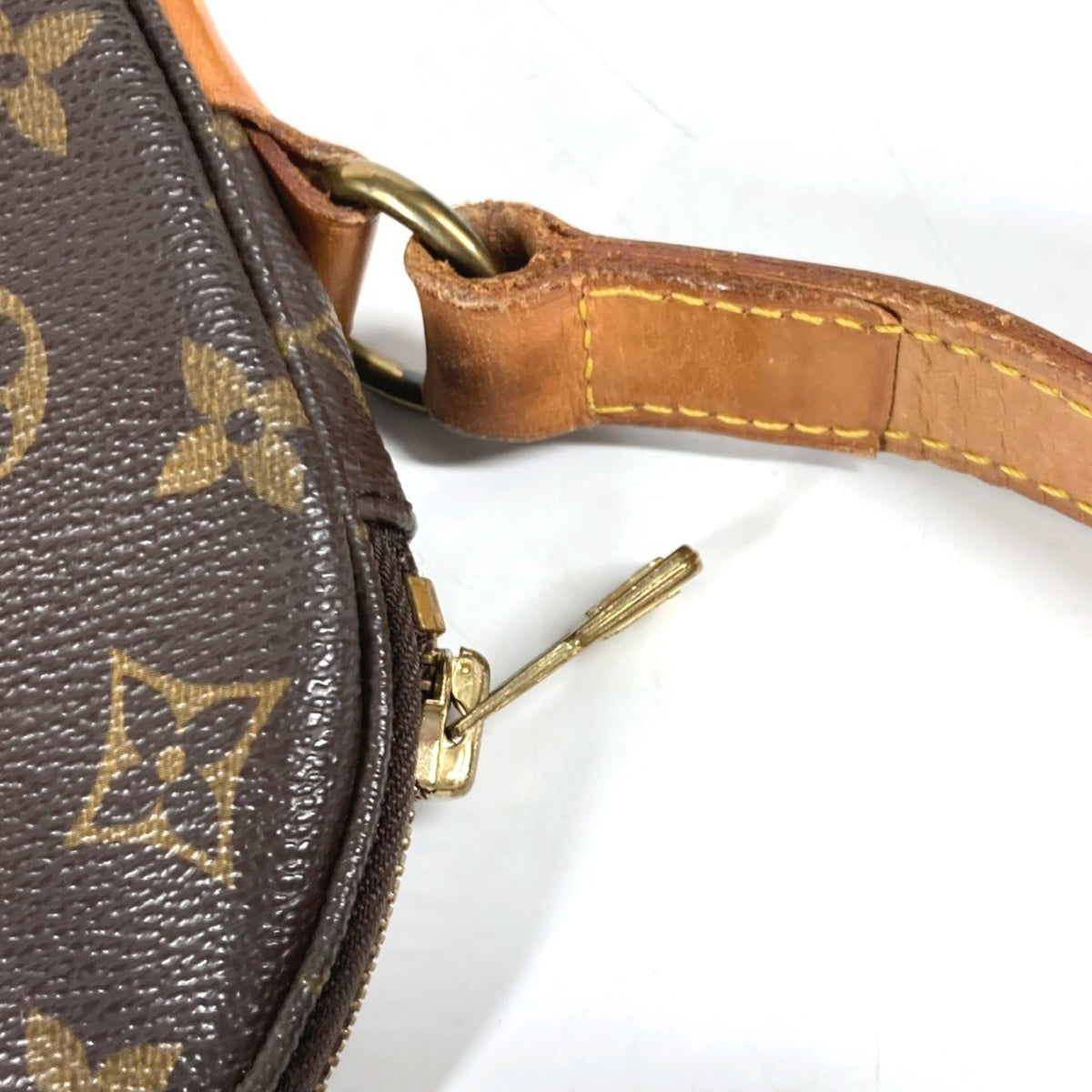 Louis Vuitton Brown Monogram Canvas Shoulder Bag Tote Bag (Pre-Owned)