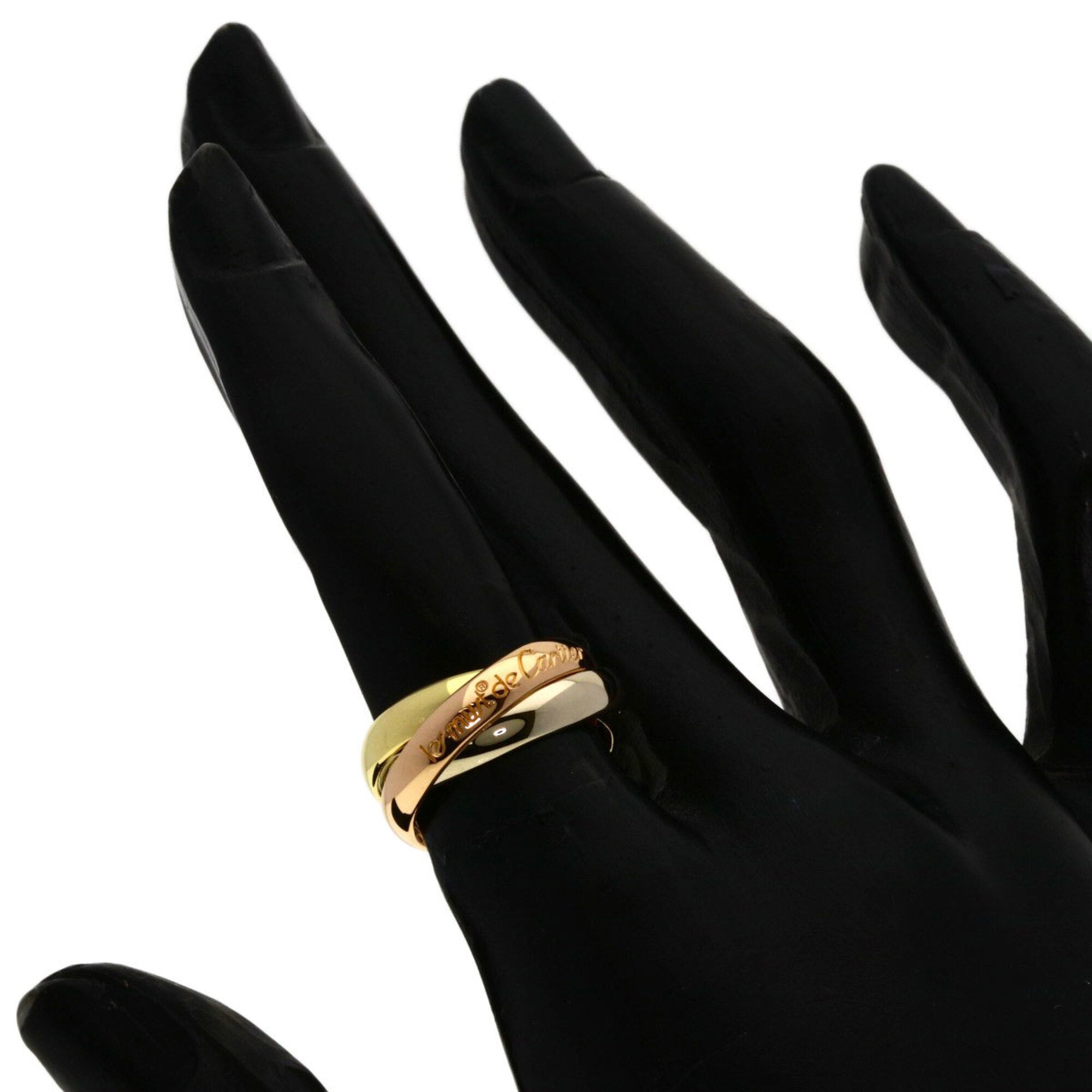 Cartier Yellow Gold (18K) Pink Gold (18K) White Gold (18K) Band Ring (Pre-Owned)