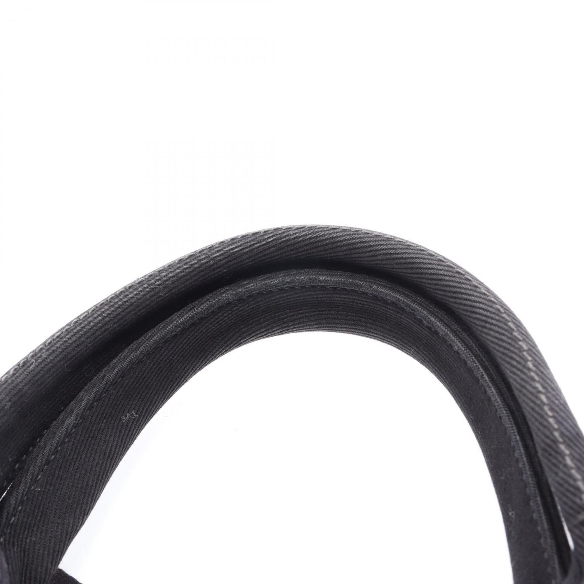 Prada Black Canvas Handbag Tote Bag (Pre-Owned)