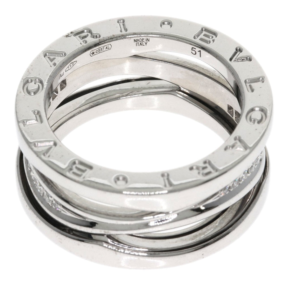 Bvlgari White Gold (18K) Band Ring (Pre-Owned)