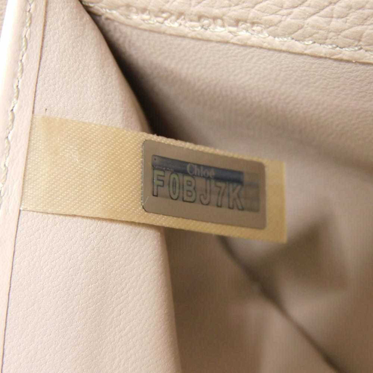Chloé Gray Leather Long Wallet (Bi-Fold) (Pre-Owned)