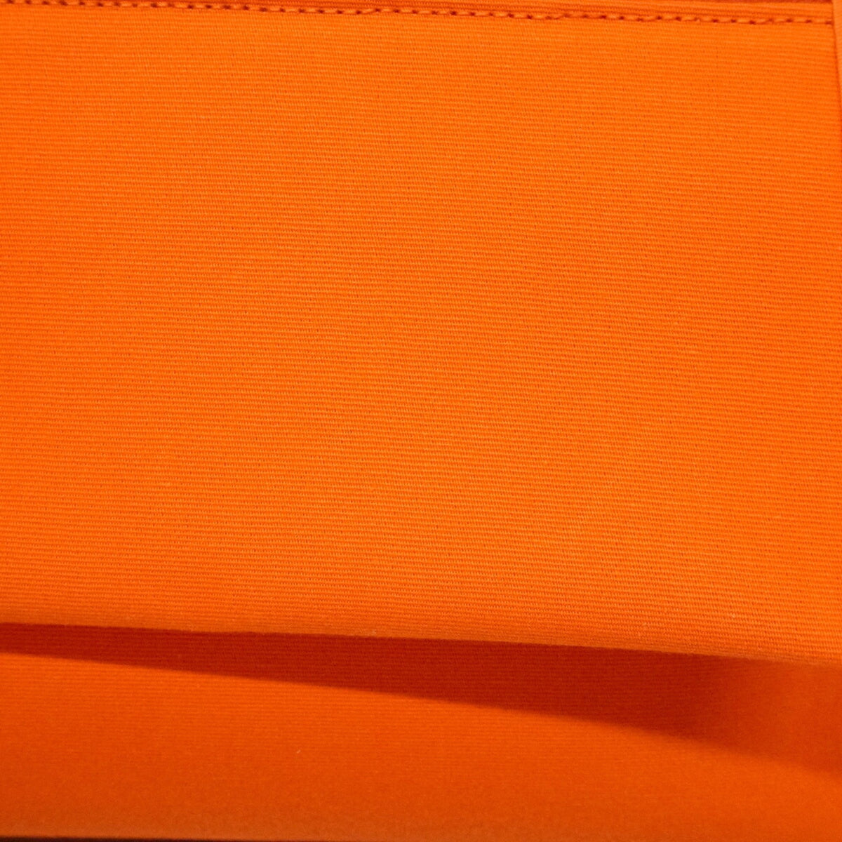 Hermes Natural Orange Toile Officier Handbag (Pre-Owned)