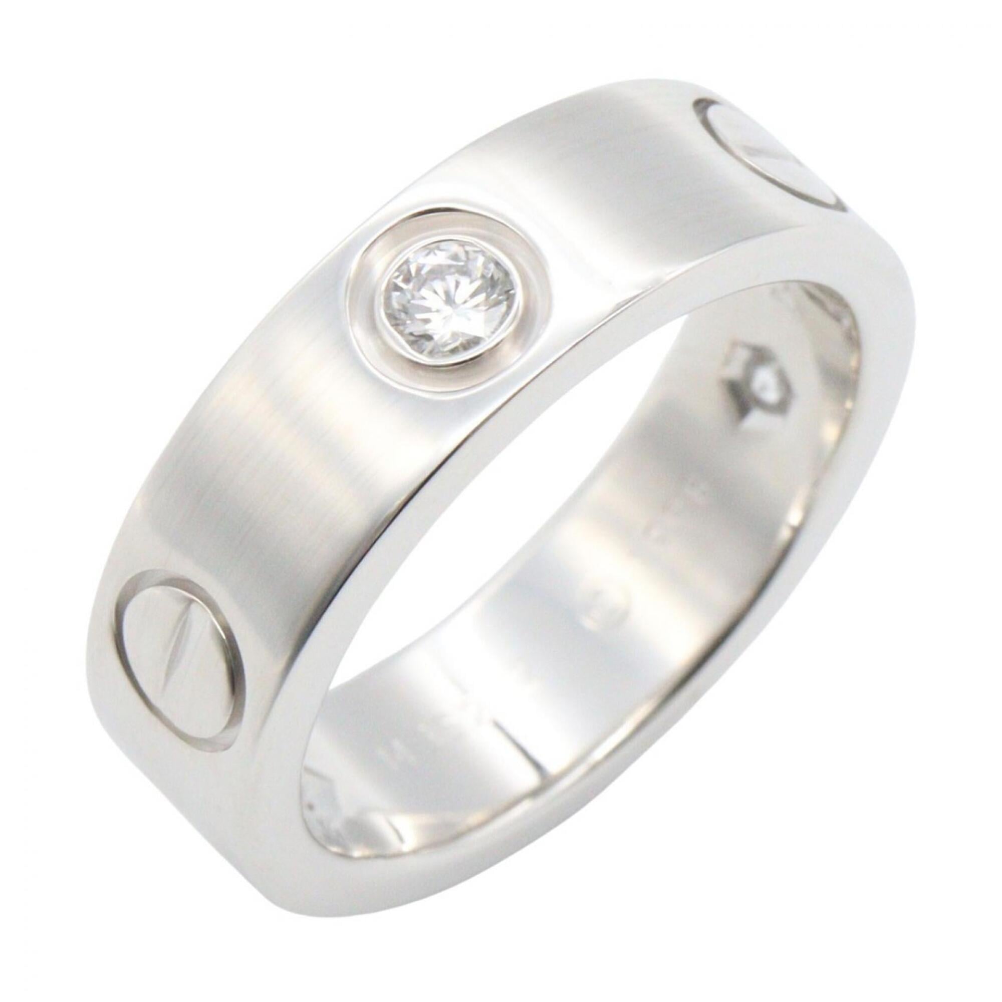 Cartier White Gold White Gold (18K) Band Ring (Pre-Owned)