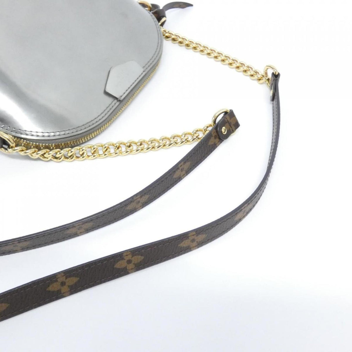 Louis Vuitton Monogram Vernis Gris Leather Shoulder Bag (Pre-Owned)
