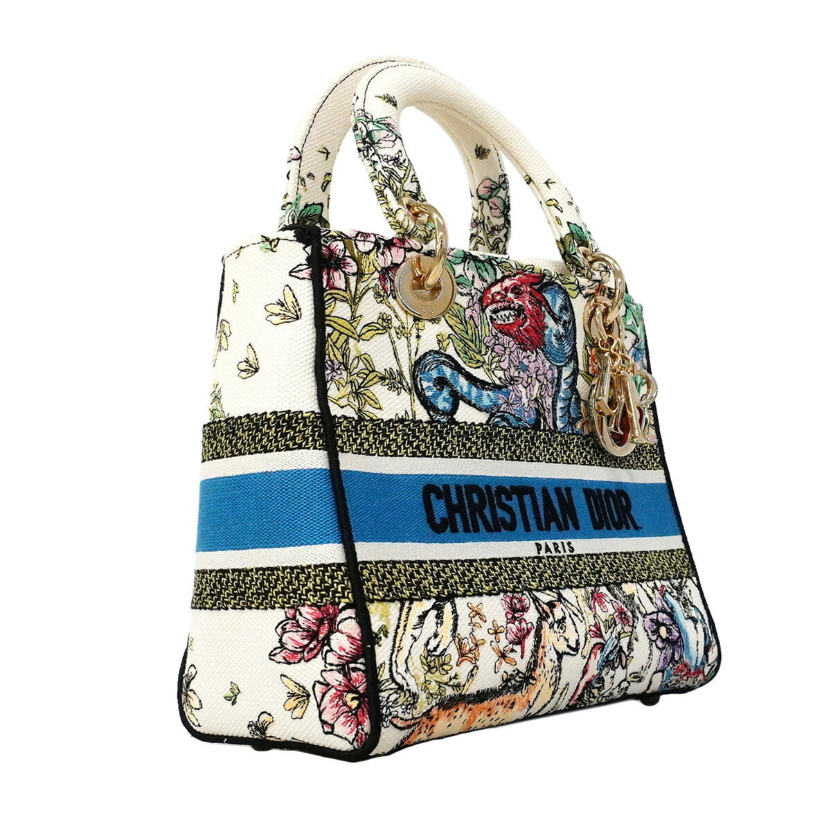Christian Dior Multi-Color Canvas Handbag (Pre-Owned)