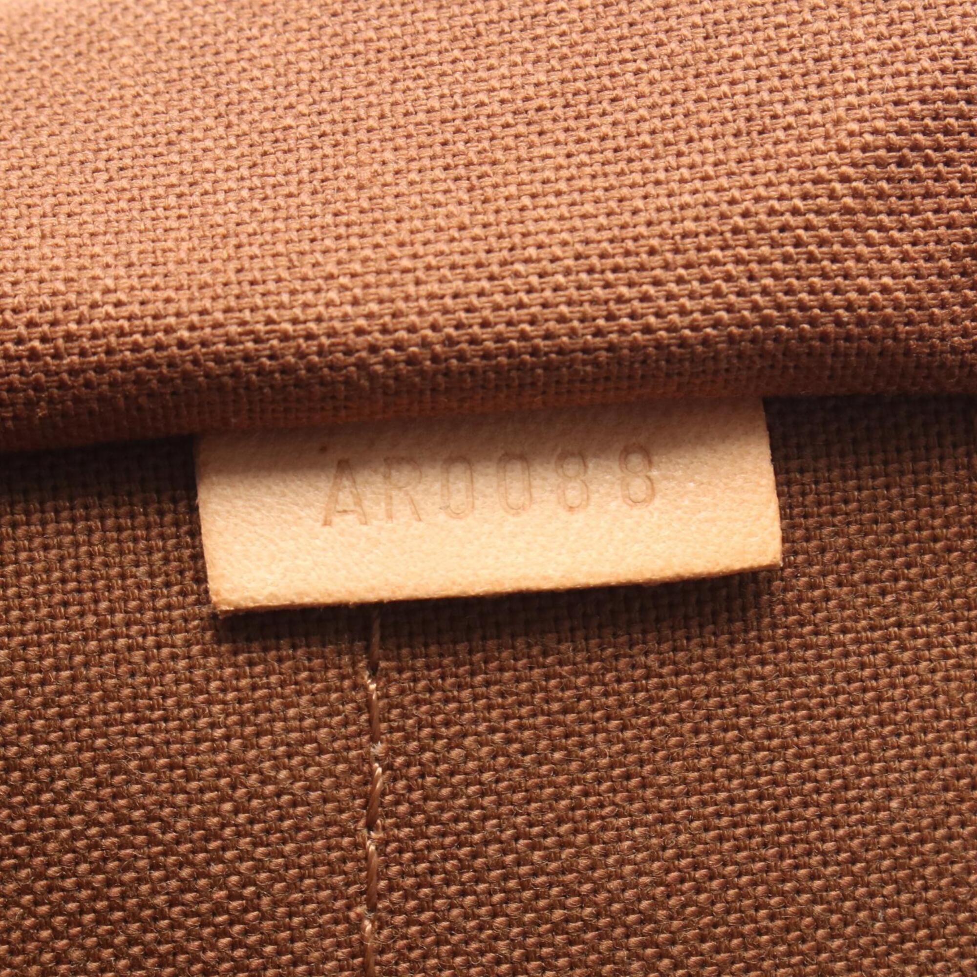 Louis Vuitton Brown Monogram Monogram Leather Handbag Shoulder Bag (Pre-Owned)