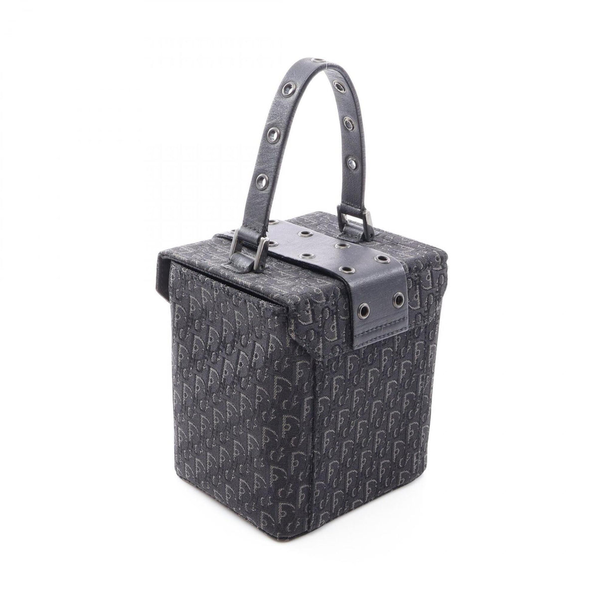 Christian Dior Black Canvas Leather Handbag (Pre-Owned)