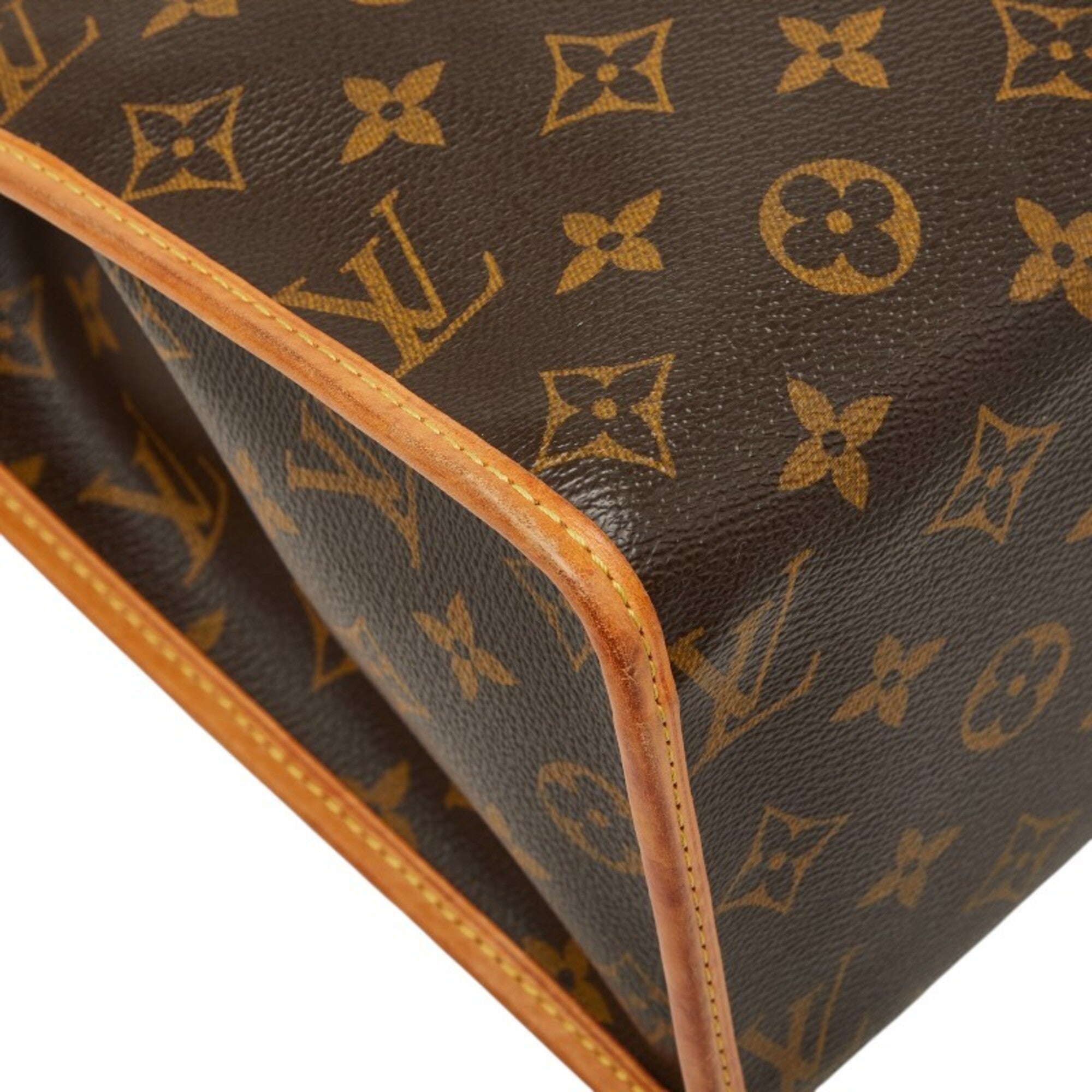 Louis Vuitton Monogram Brown Pvc Leather Tote Bag (Pre-Owned)