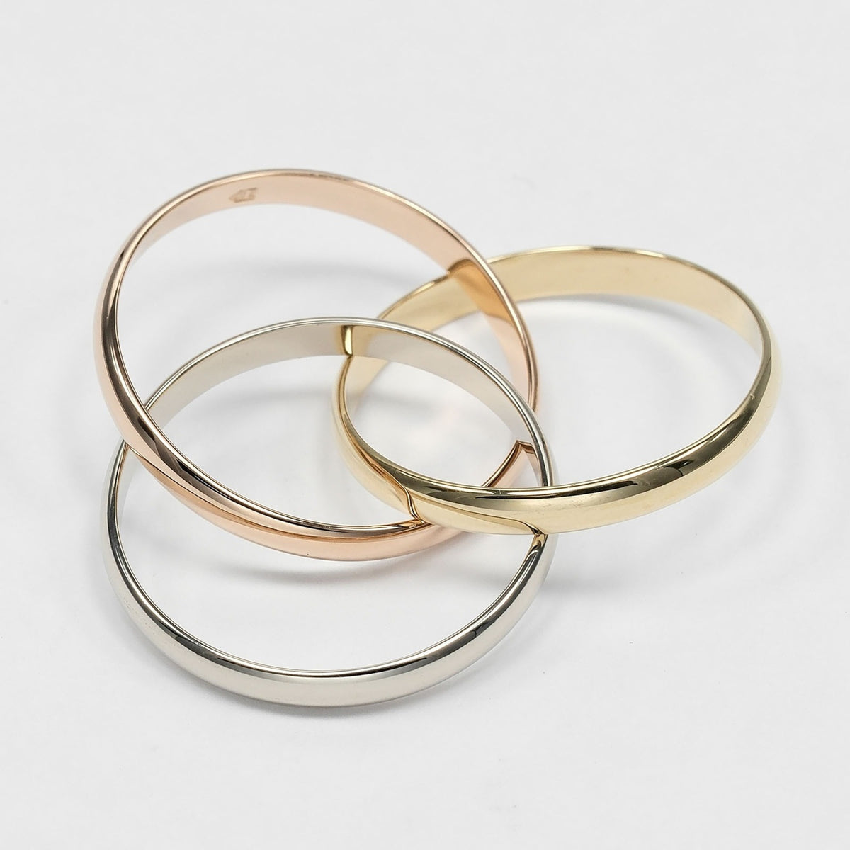 Cartier Trinity Yellow Gold (18K) Pink Gold (18K) White Gold (18K) Band Ring (Pre-Owned)