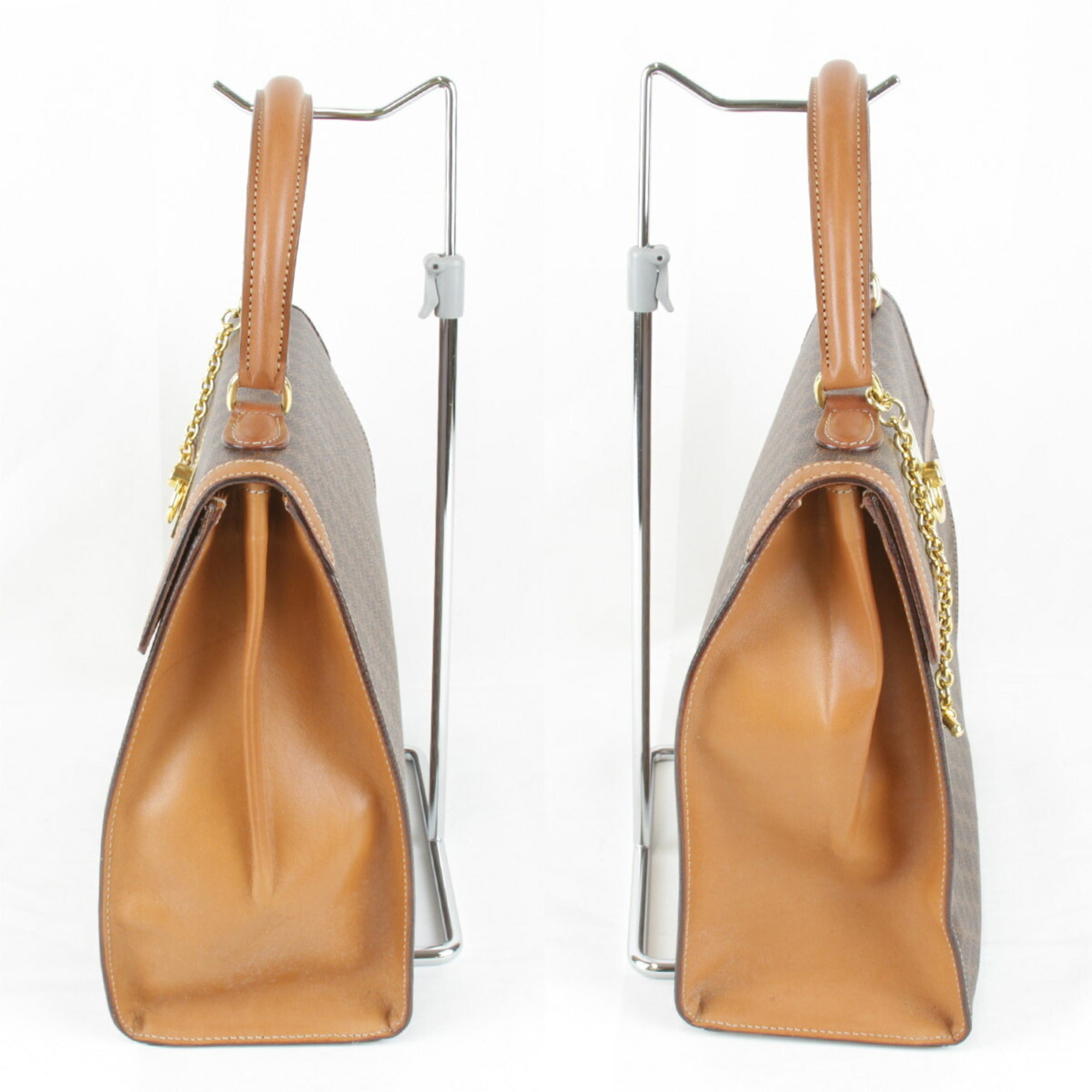 Celine Brown Pvc Handbag (Pre-Owned)