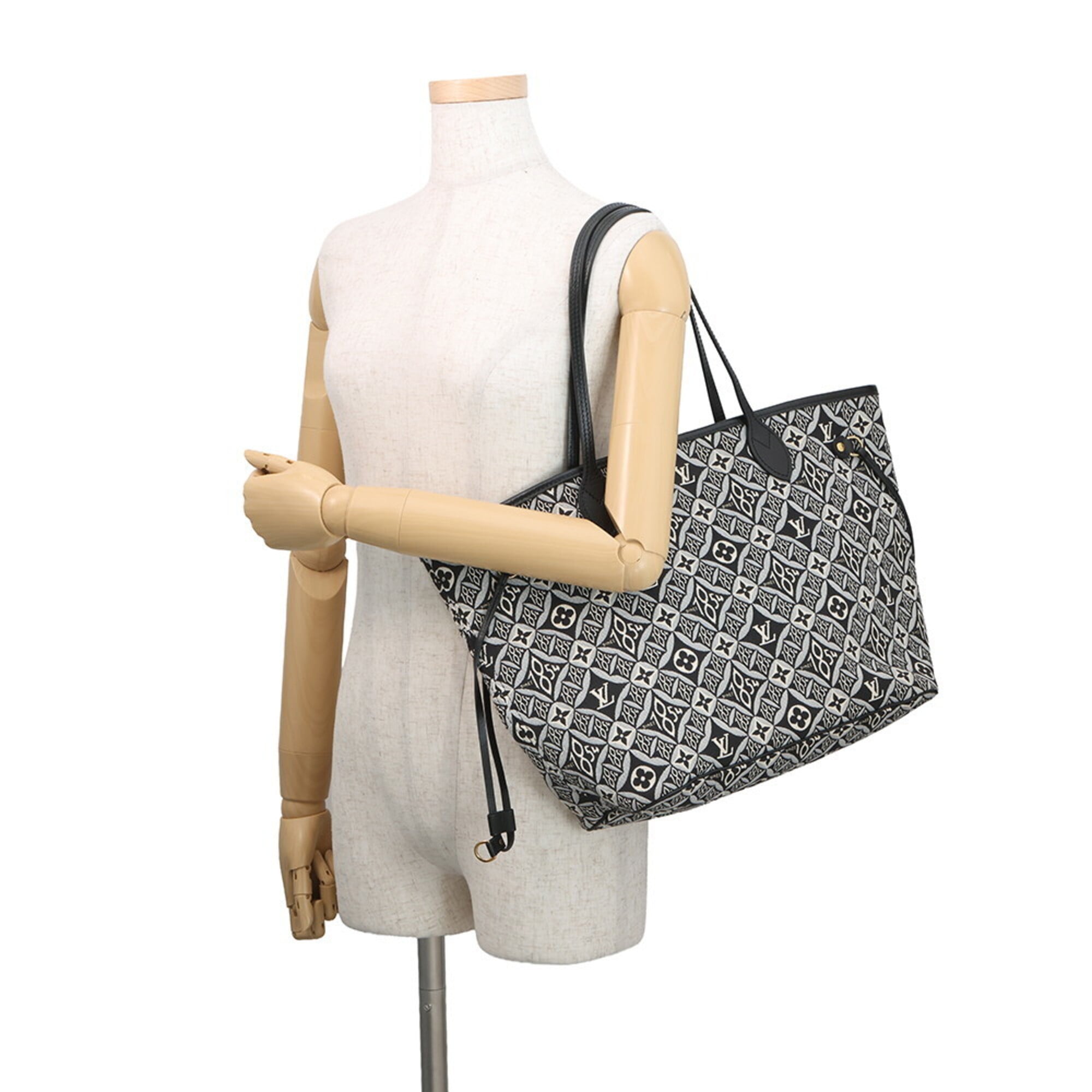 Louis Vuitton Black Gray Monogram Monogram Handbag Pouch Shoulder Bag Tote Bag (Pre-Owned)