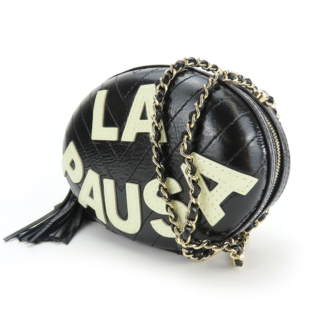 Chanel Black Leather Shoulder Bag (Pre-Owned)