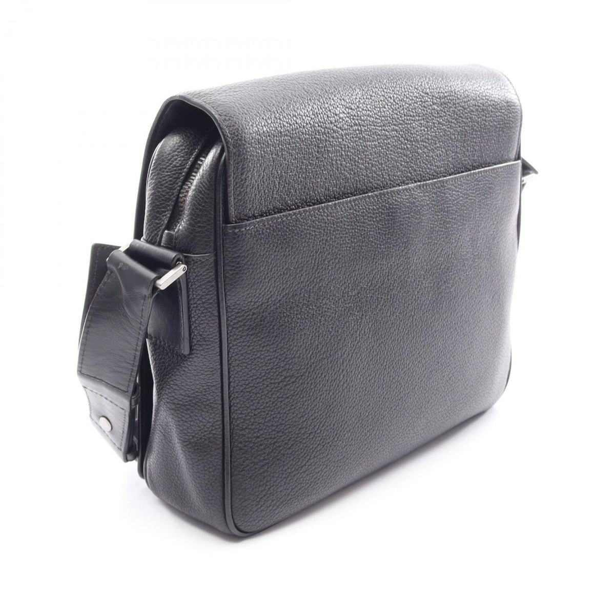 Prada Black Leather Handbag Shoulder Bag (Pre-Owned)