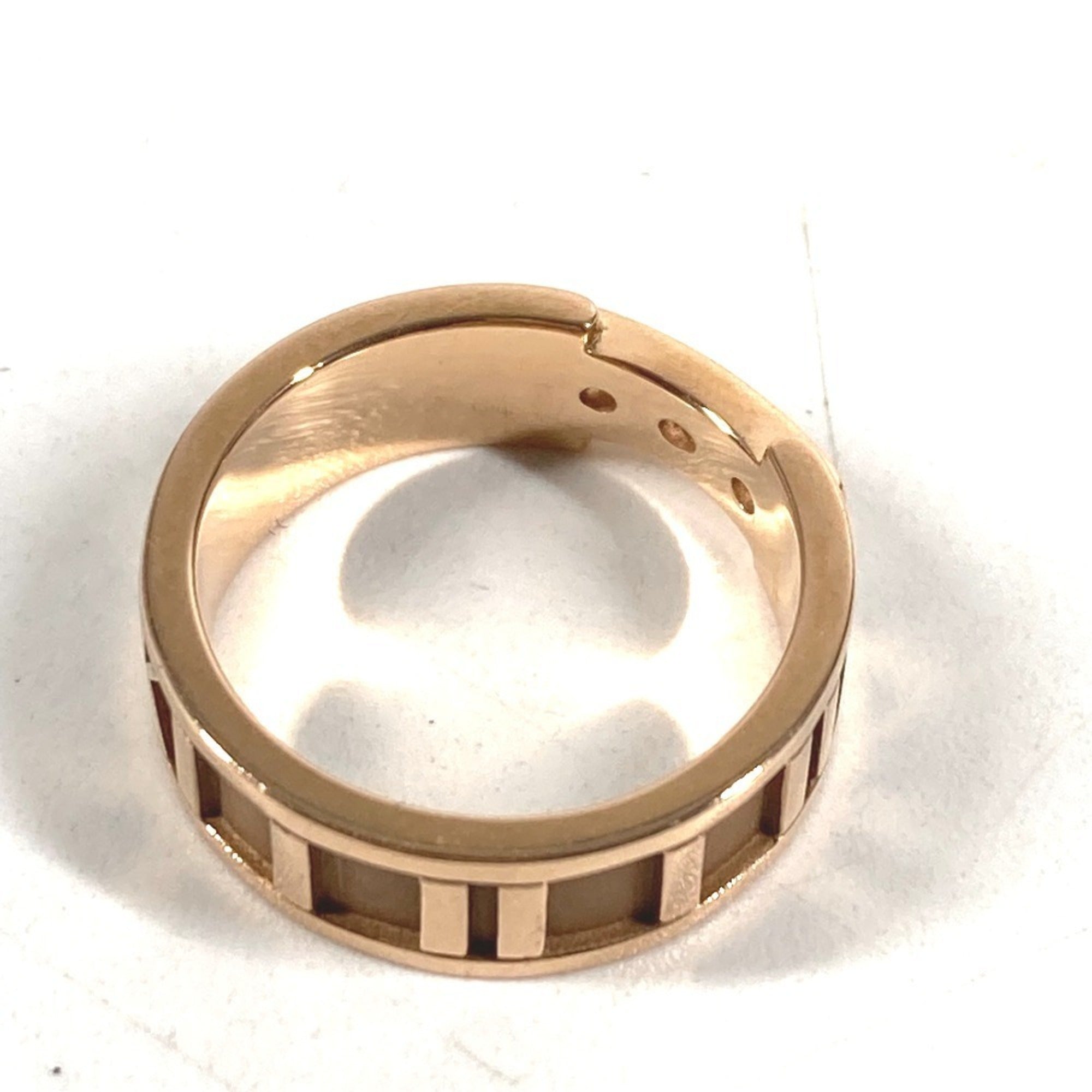Tiffany Atlas Pink Gold (18K) Band Ring (Pre-Owned)
