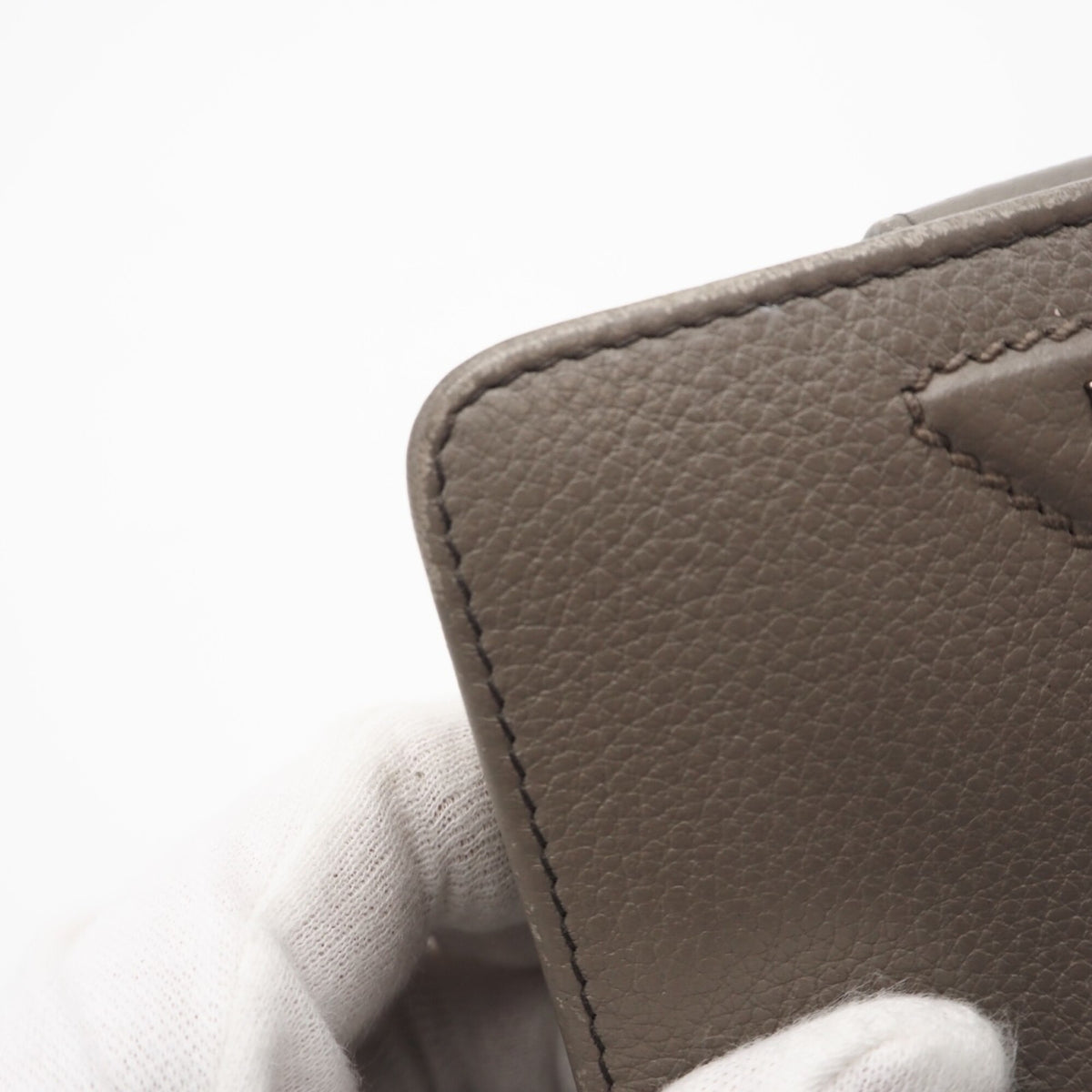 Prada Grayish Leather Wallet (Bi-Fold) (Pre-Owned)