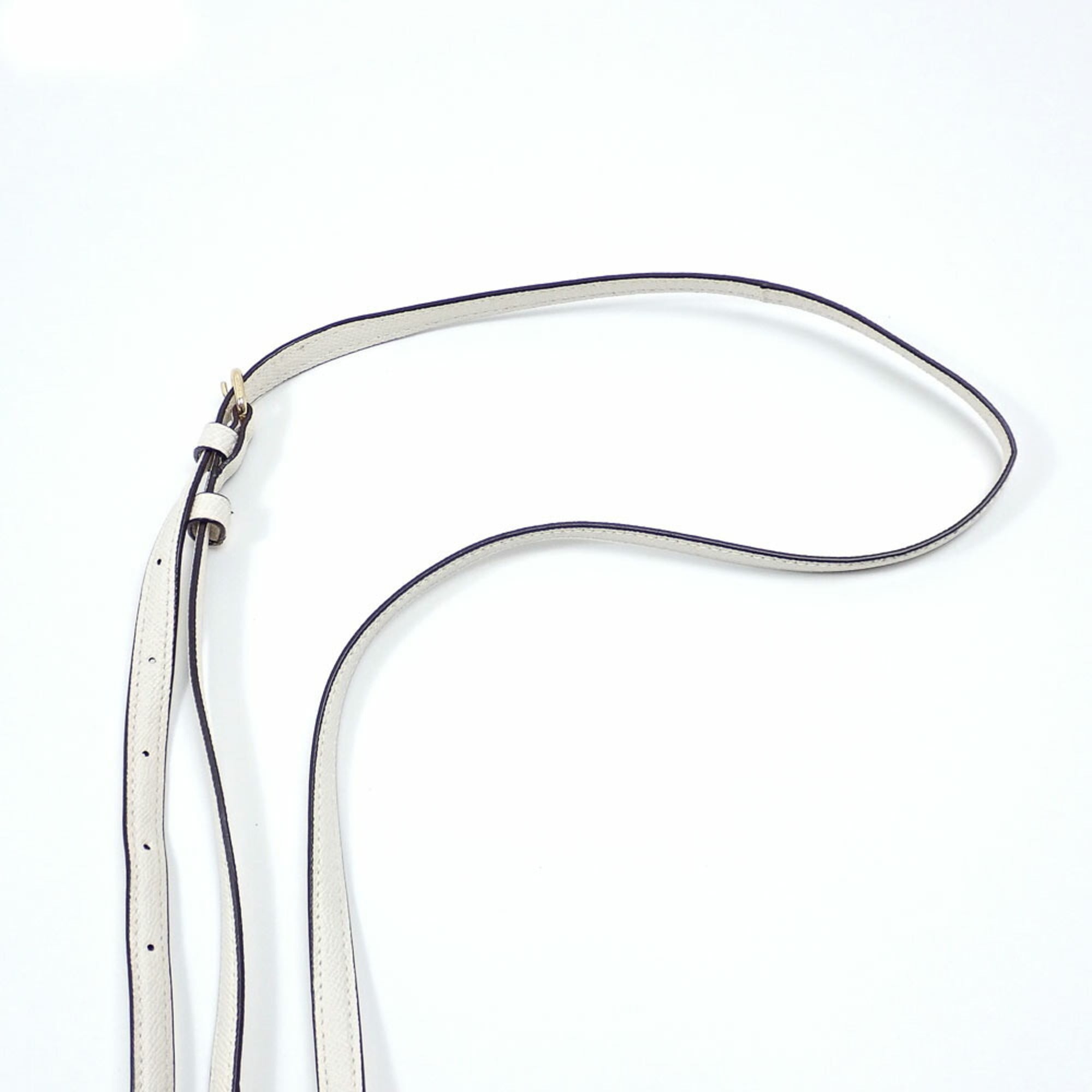 Coach White Leather Handbag (Pre-Owned)
