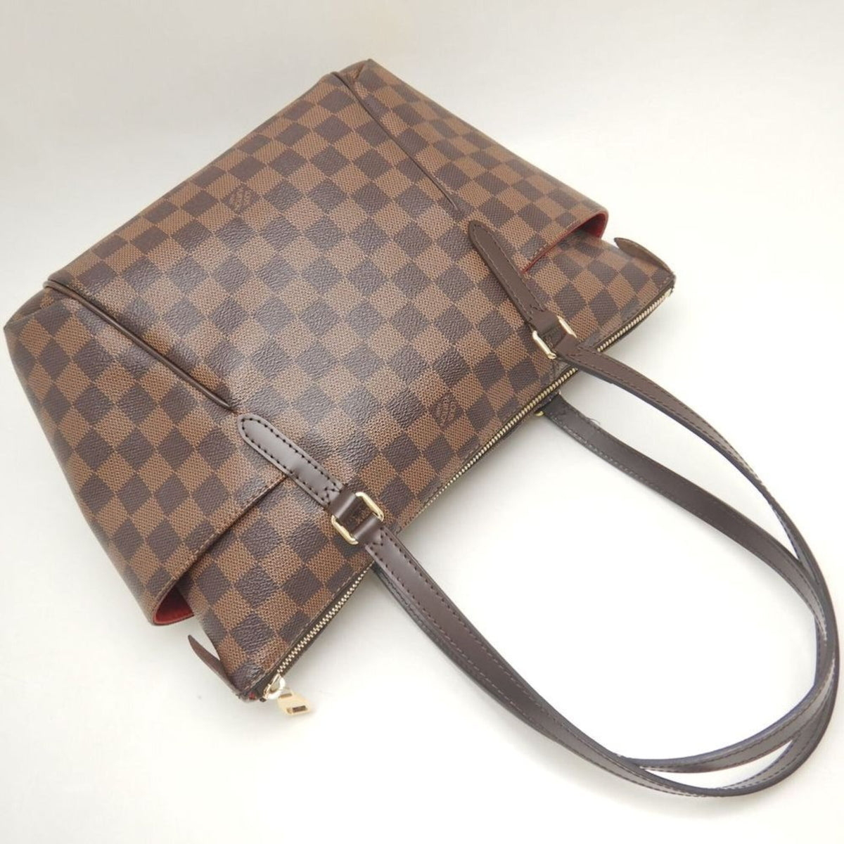 Louis Vuitton Damier Canvas Ebene Damier Canvas Tote Bag (Pre-Owned)